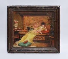 American School Portrait, Reading in the Parlour