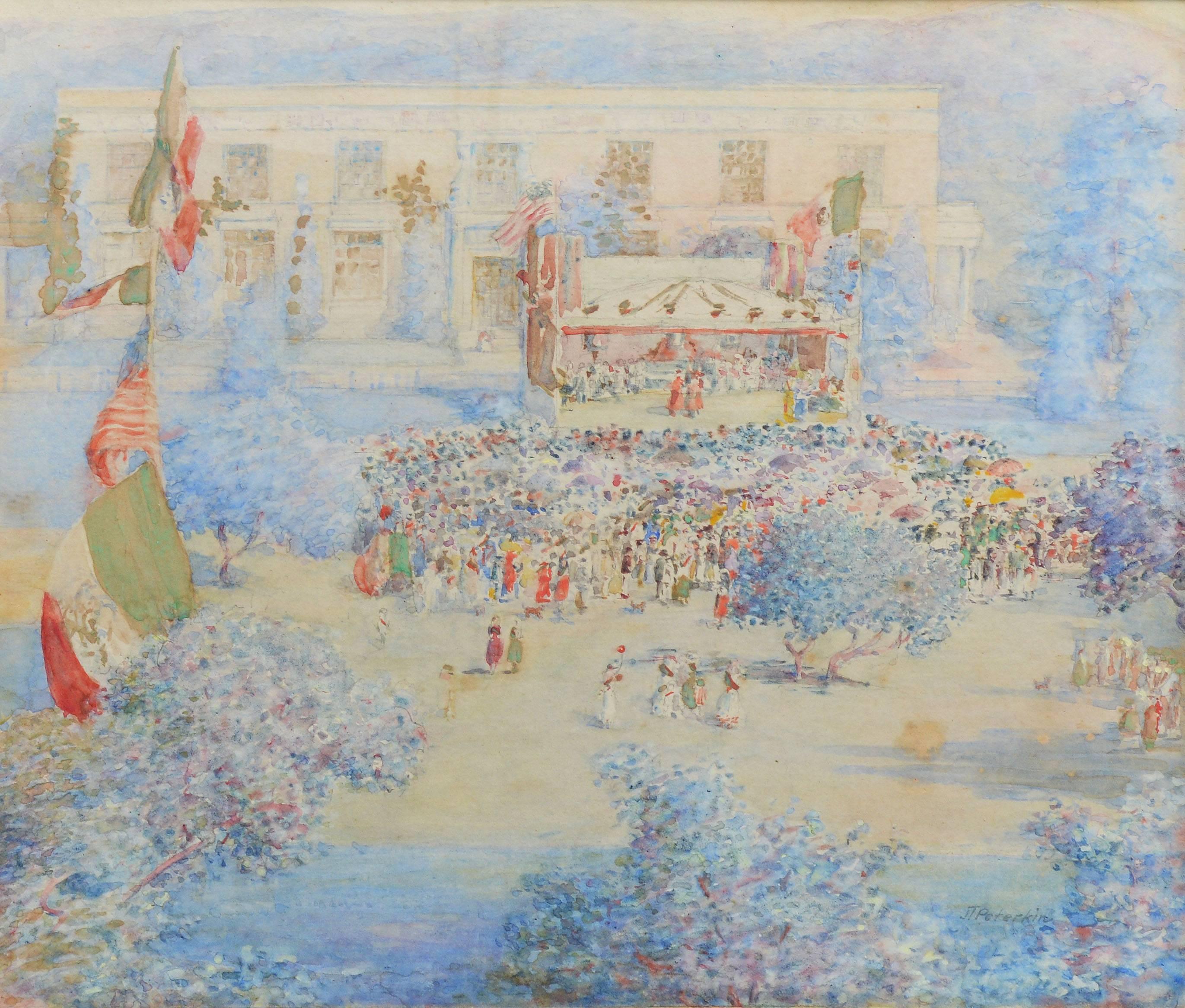 American School Impressionist Garden Party  1