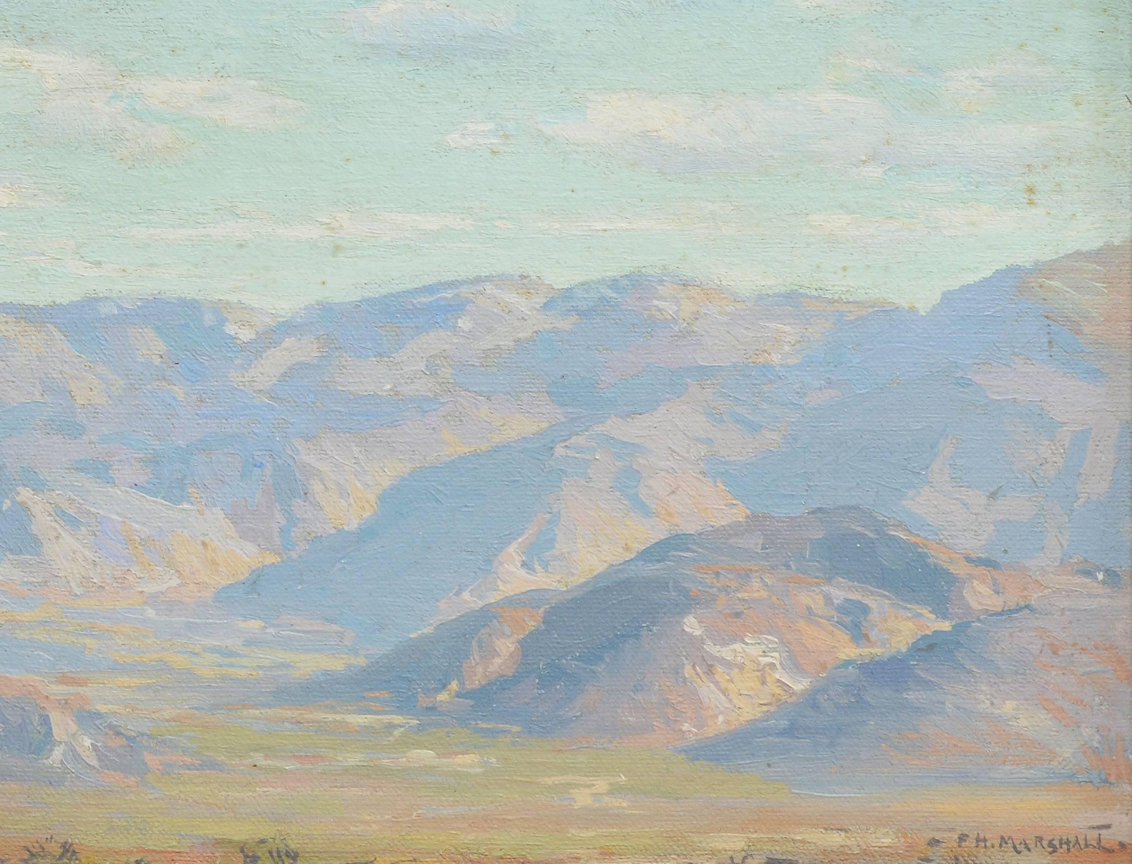 Banning Canyon, California, Plein Aire Impressionist Landscape by Frank Marshall 1