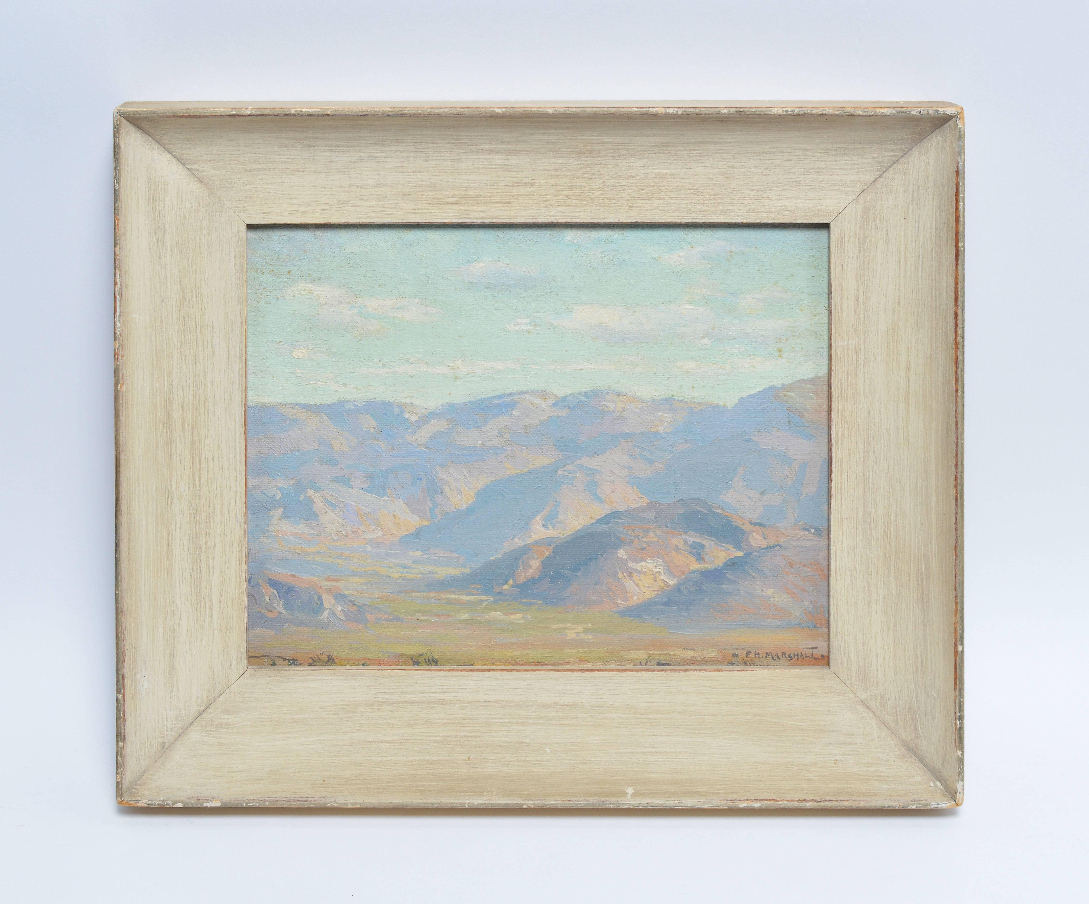 Banning Canyon, California, Plein Aire Impressionist Landscape by Frank Marshall - Painting by Frank Howard Marshall