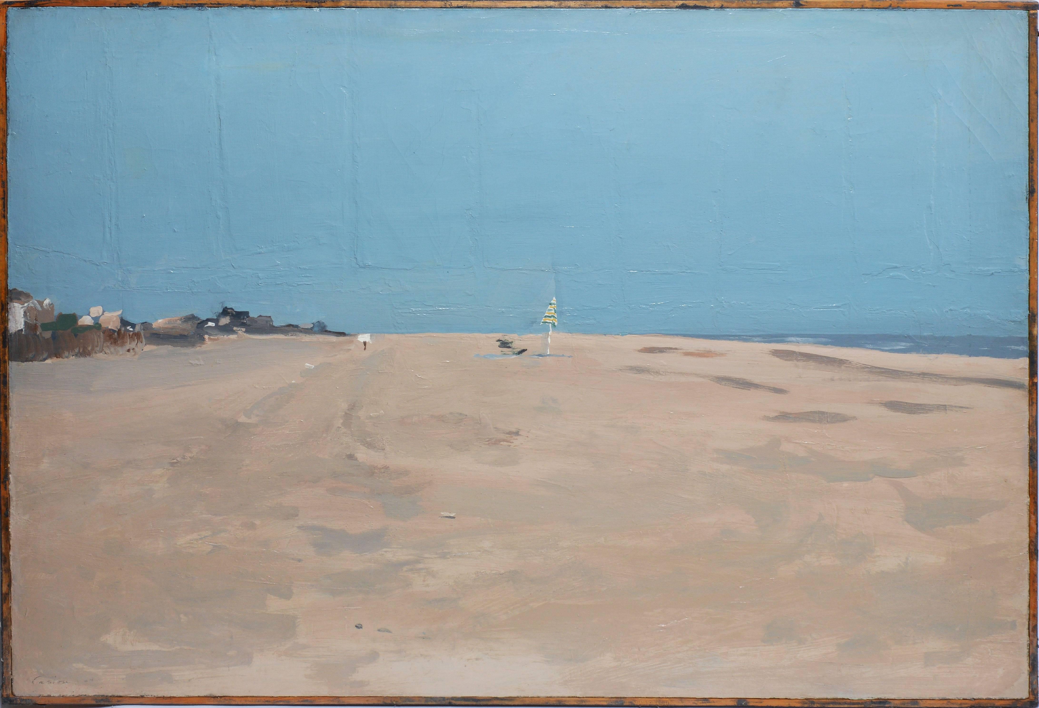 Unknown Landscape Painting - August Heat, East Hampton Main Beach