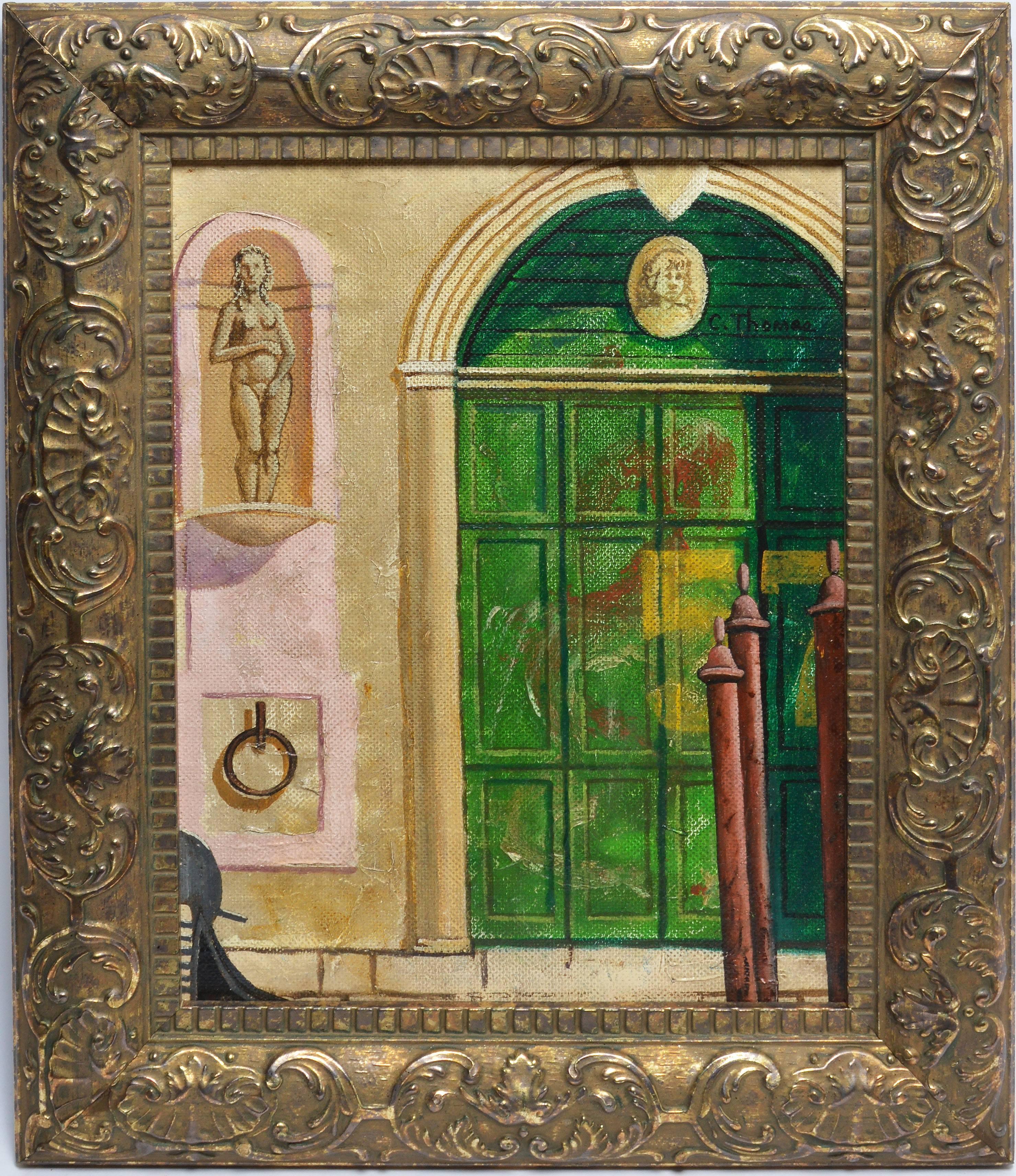 Unknown Landscape Painting - Venetian Doorway