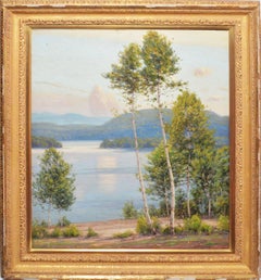 Sunset at Lake George by Gustave Wiegand