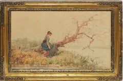 Woman by the River by James Crawford Thom