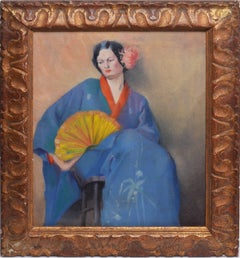 Portrait of a Woman in Japanese Clothes