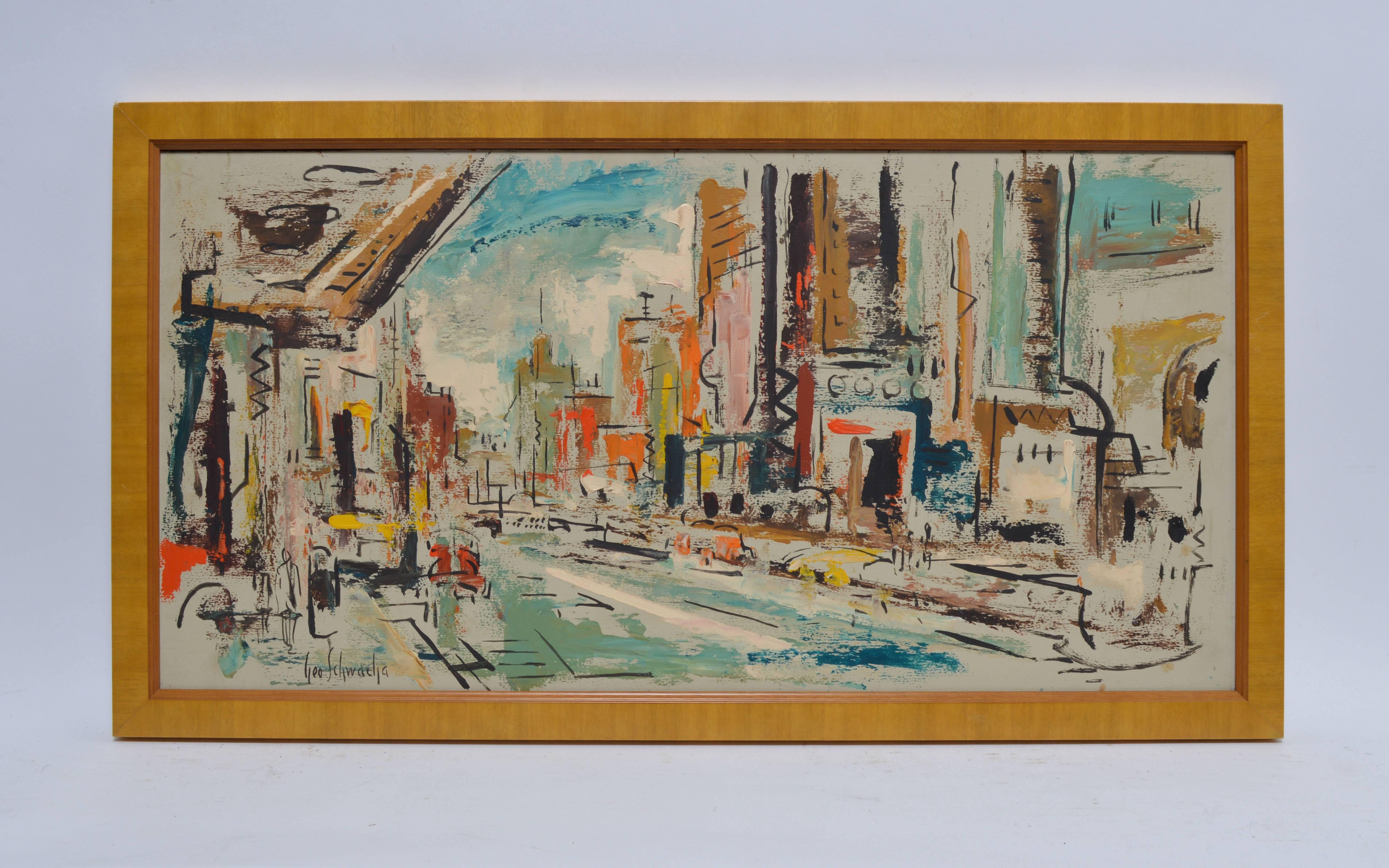 View of New York from Under the L Train by George Schwacha Jr 1