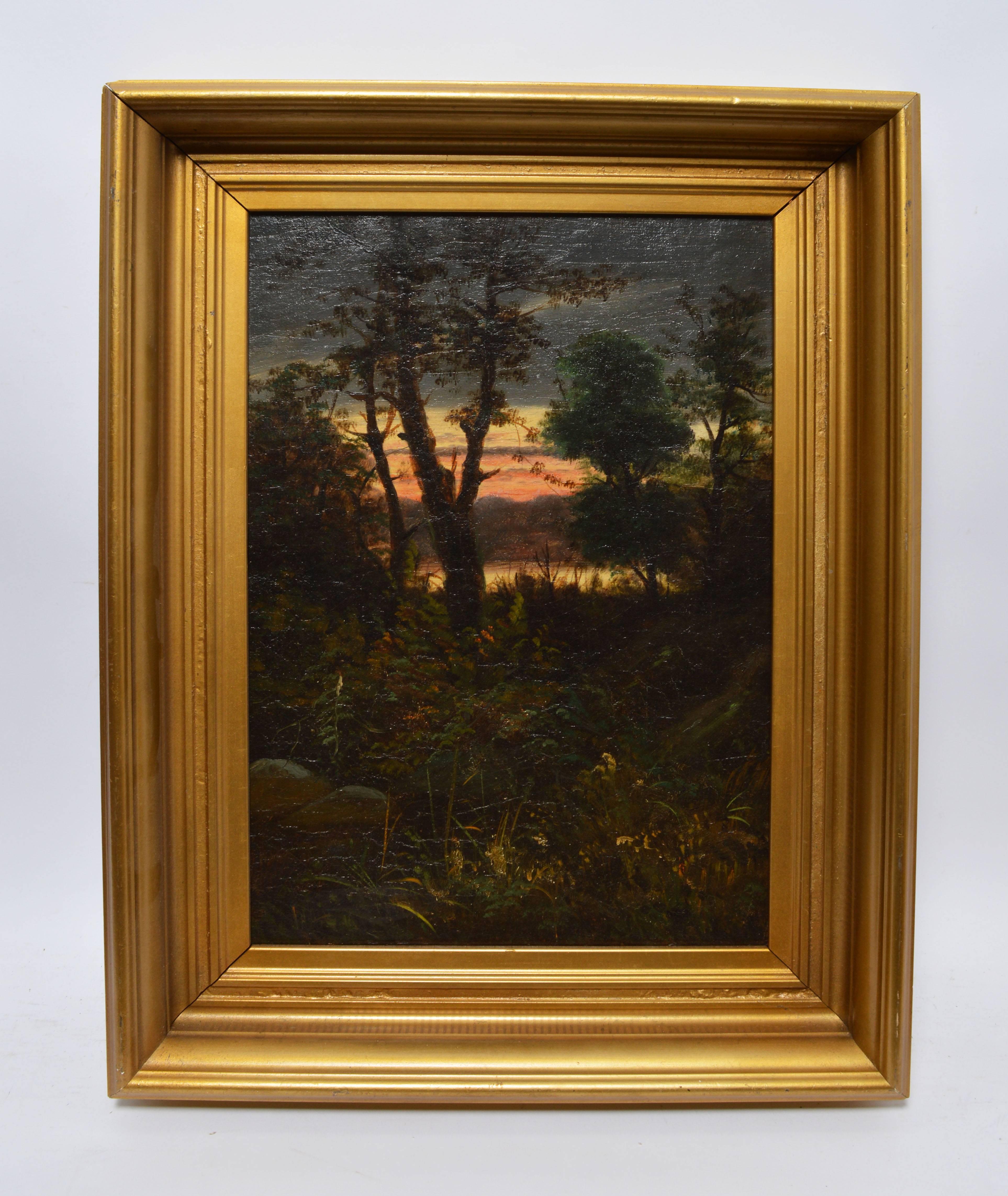 hudson river school sunset