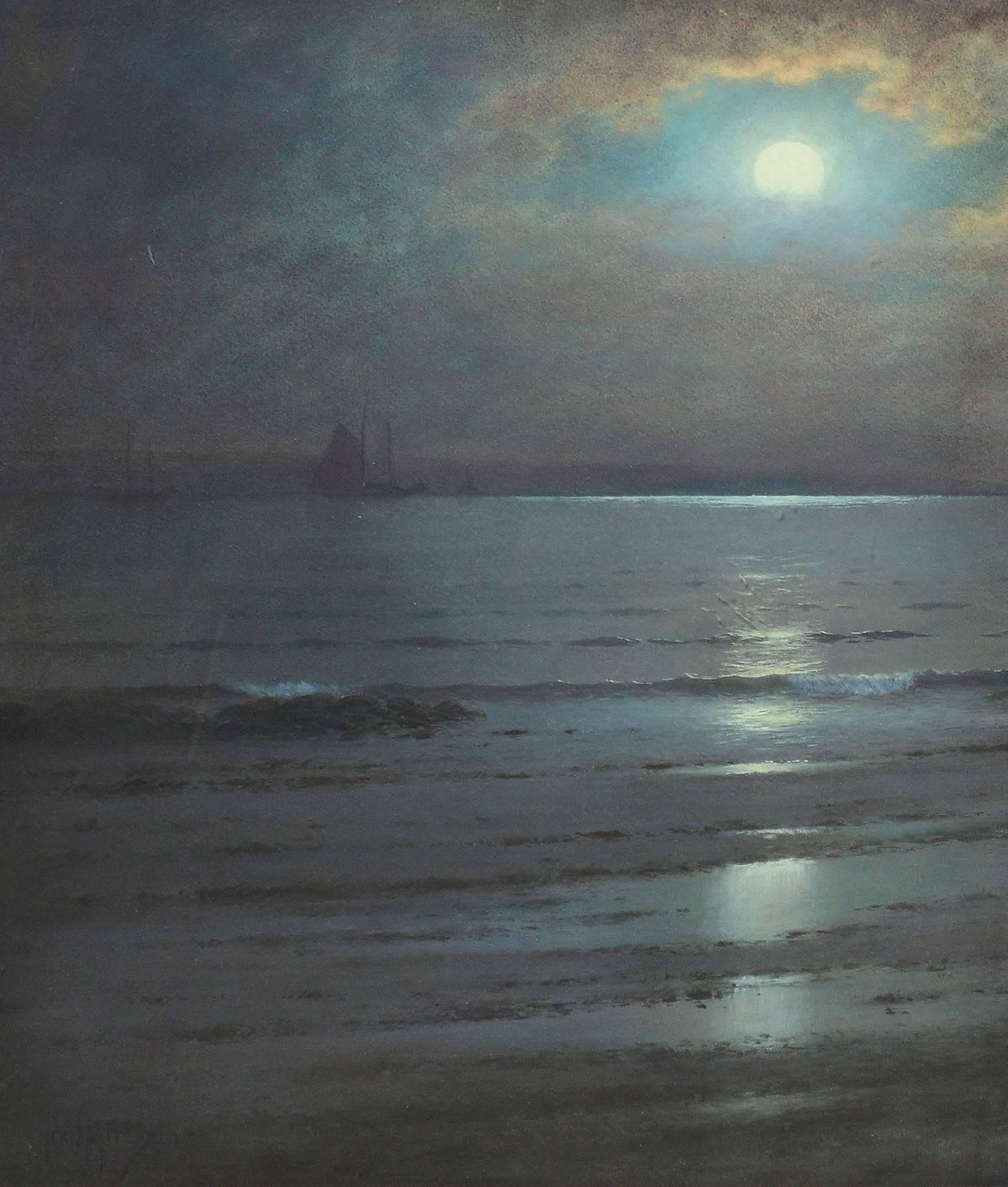 Moonlit View of the Coast by Neil Mitchill 4