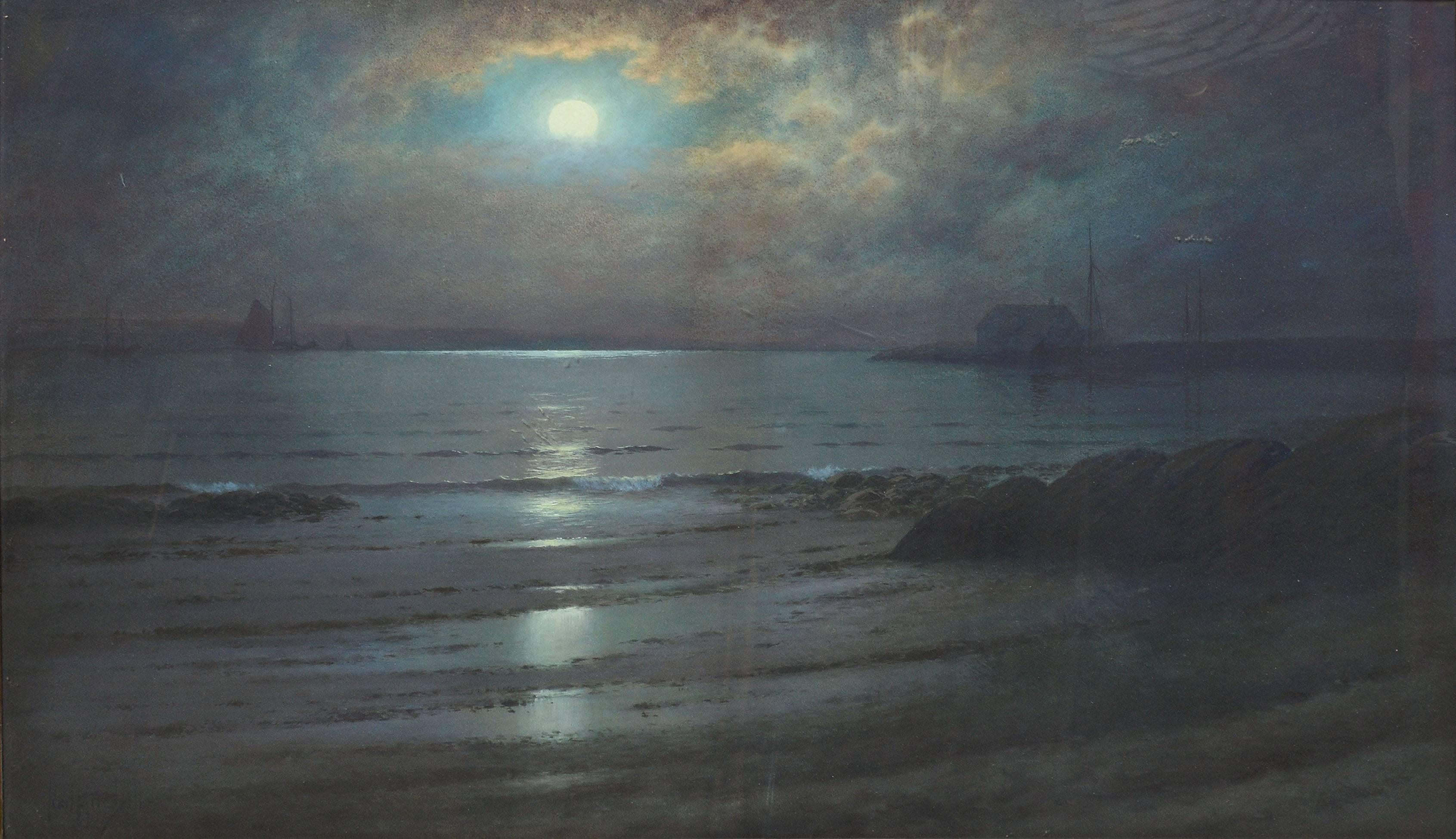 Moonlit View of the Coast by Neil Mitchill  2