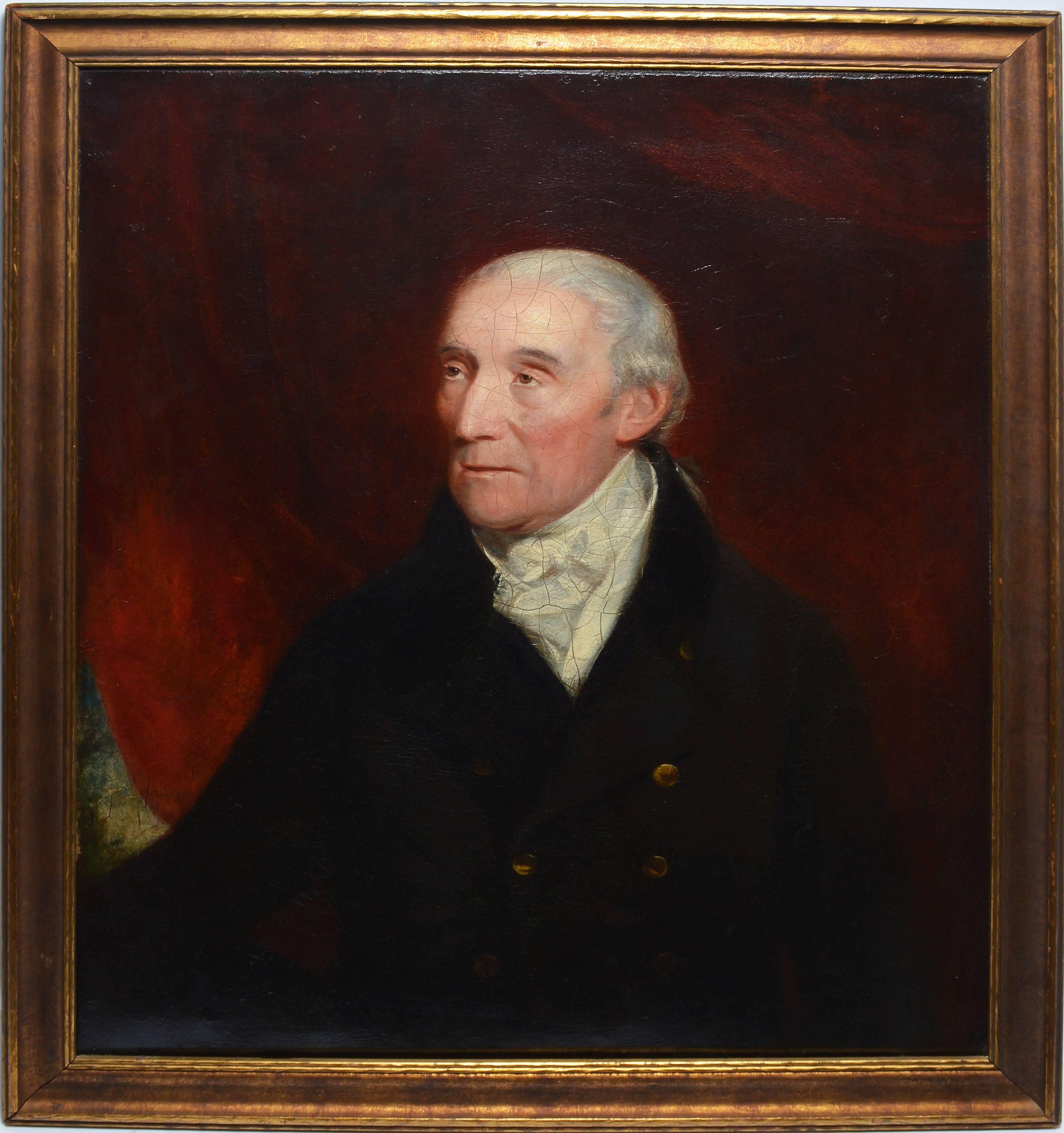 Unknown Portrait Painting - American School Portrait of an Important Gentleman