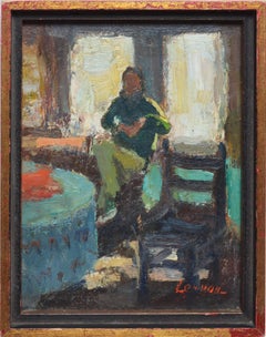 Interior View with a Figure by Bernard Lennon