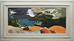 Modernist View of a Monhegan Maine Beach