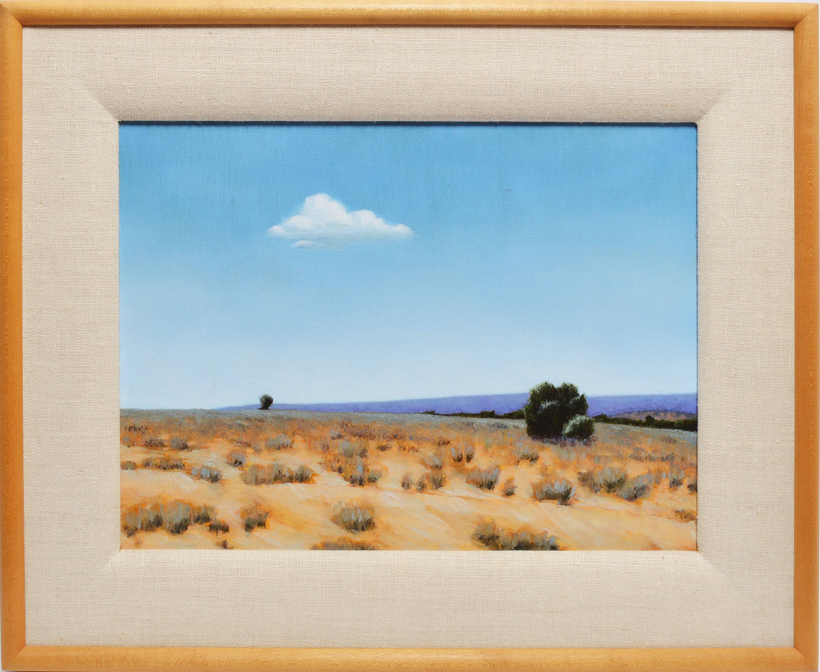 View Near Black Mesa, Oklahoma by Roger Sprague - Painting by Roger B. Sprague