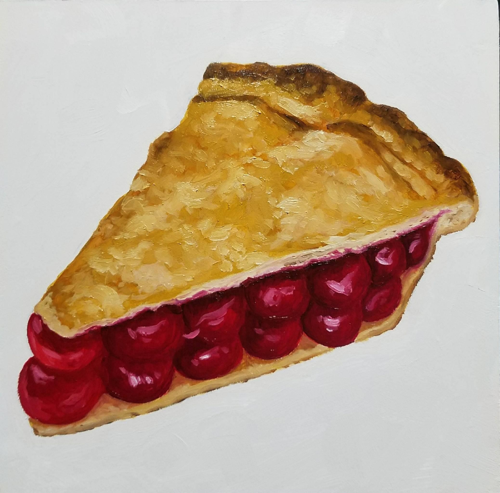 A.J. Fries Still-Life Painting - Damn Fine Cherry Pie
