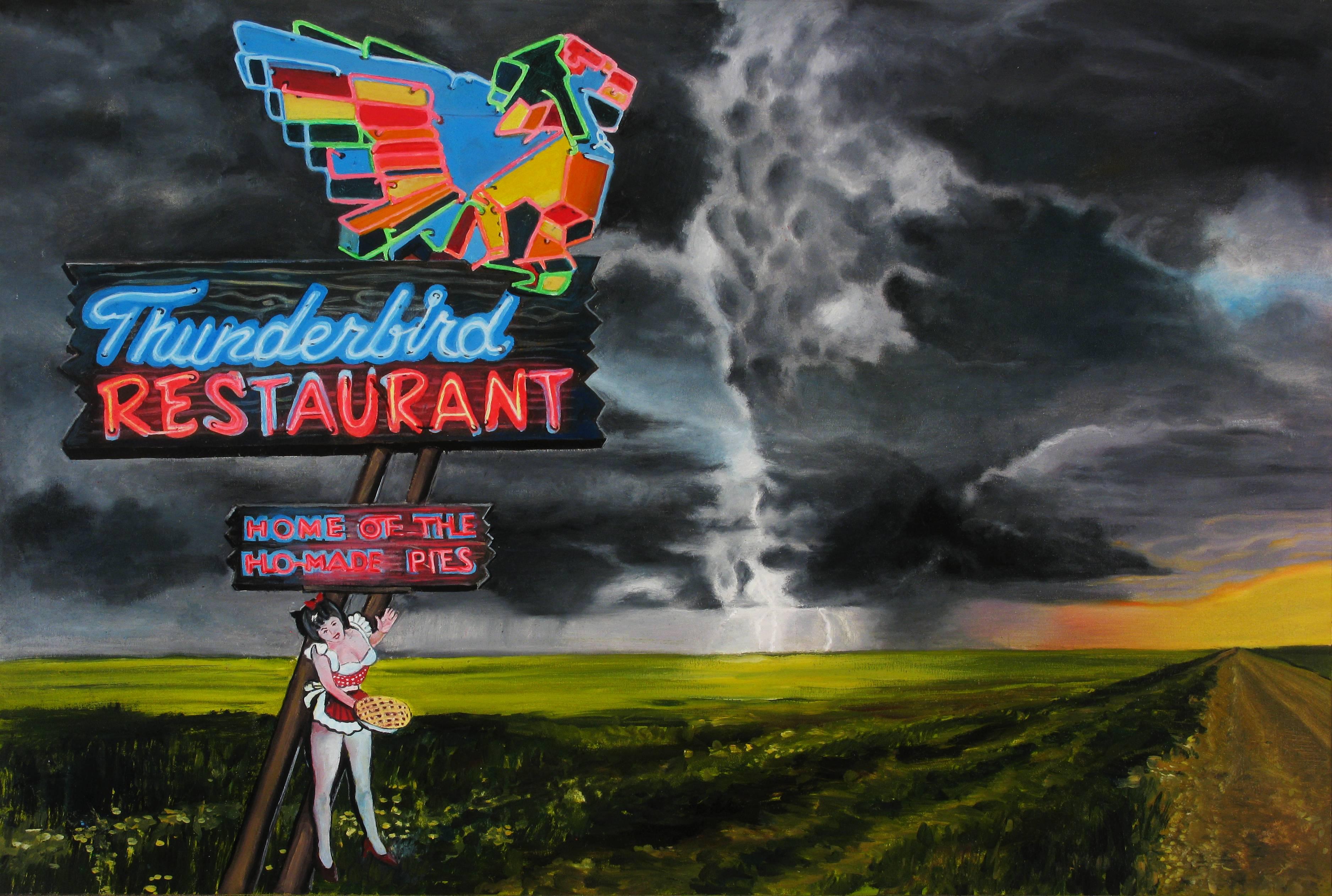 Ohne Titel 37 (Gun-Sequence) – Painting von Bruce Adams