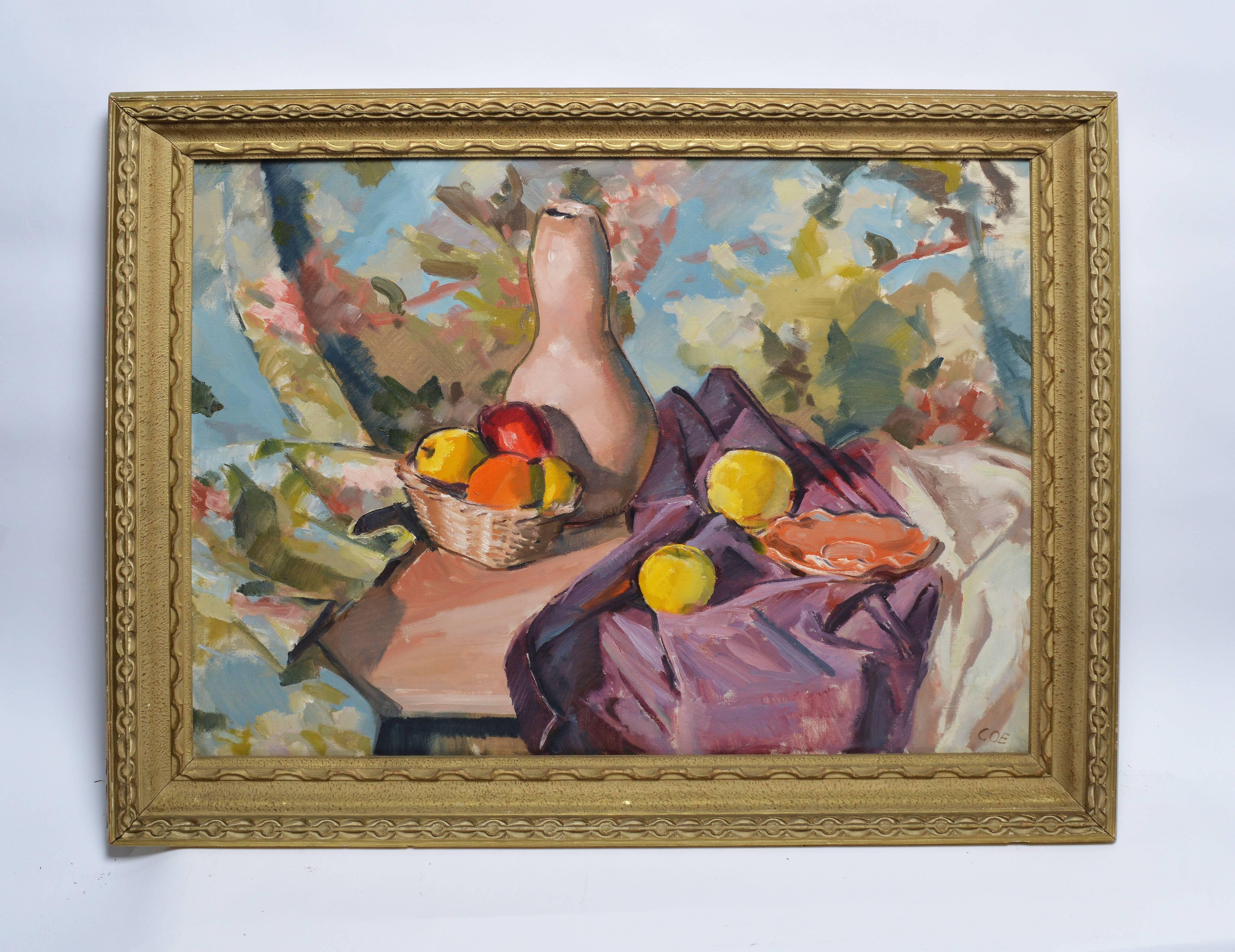 Modernist Fruit Still Life - Painting by Unknown