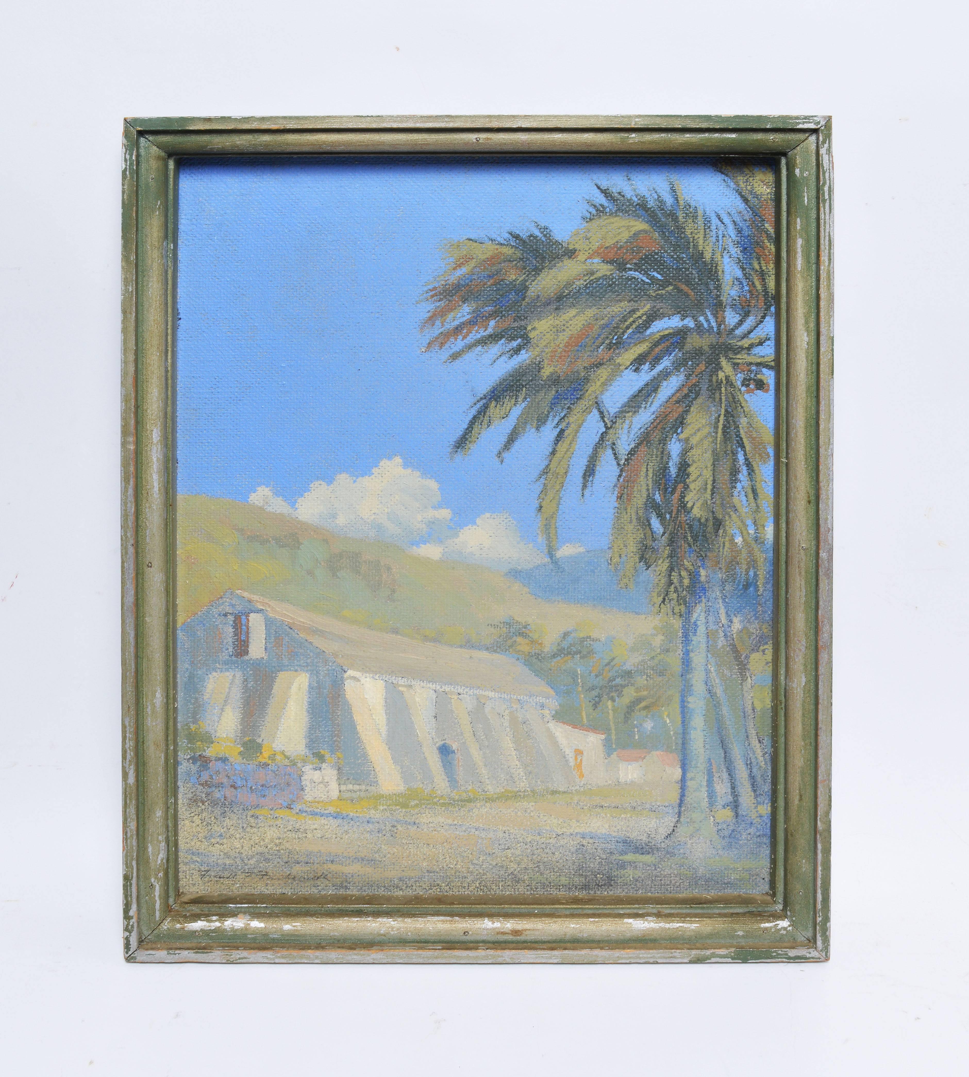 Sugar Warehouse, St Thomas Virgin Islands, by Frank Frederick 1