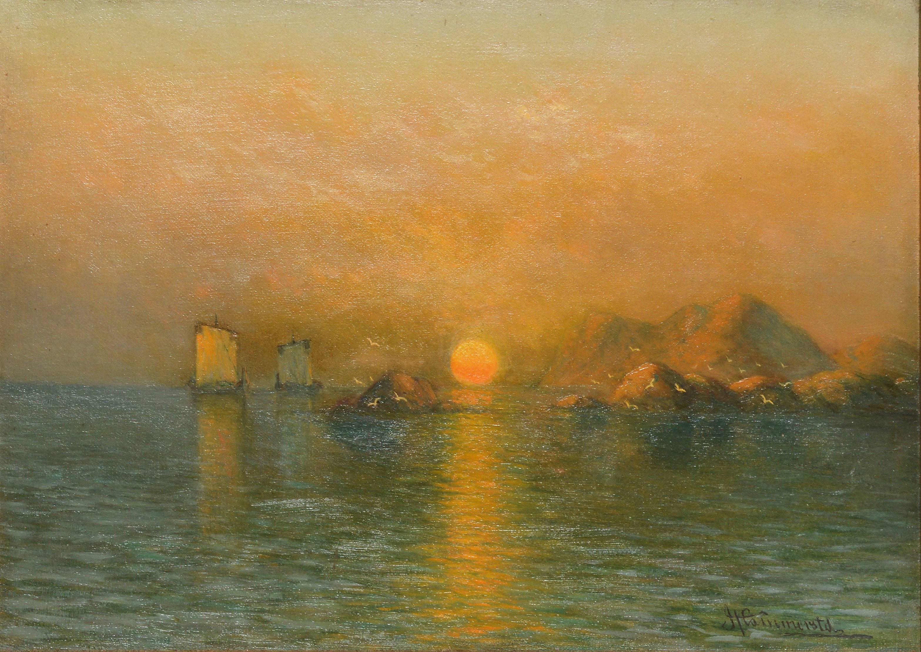 Sunset Sail by John Hammerstad 2
