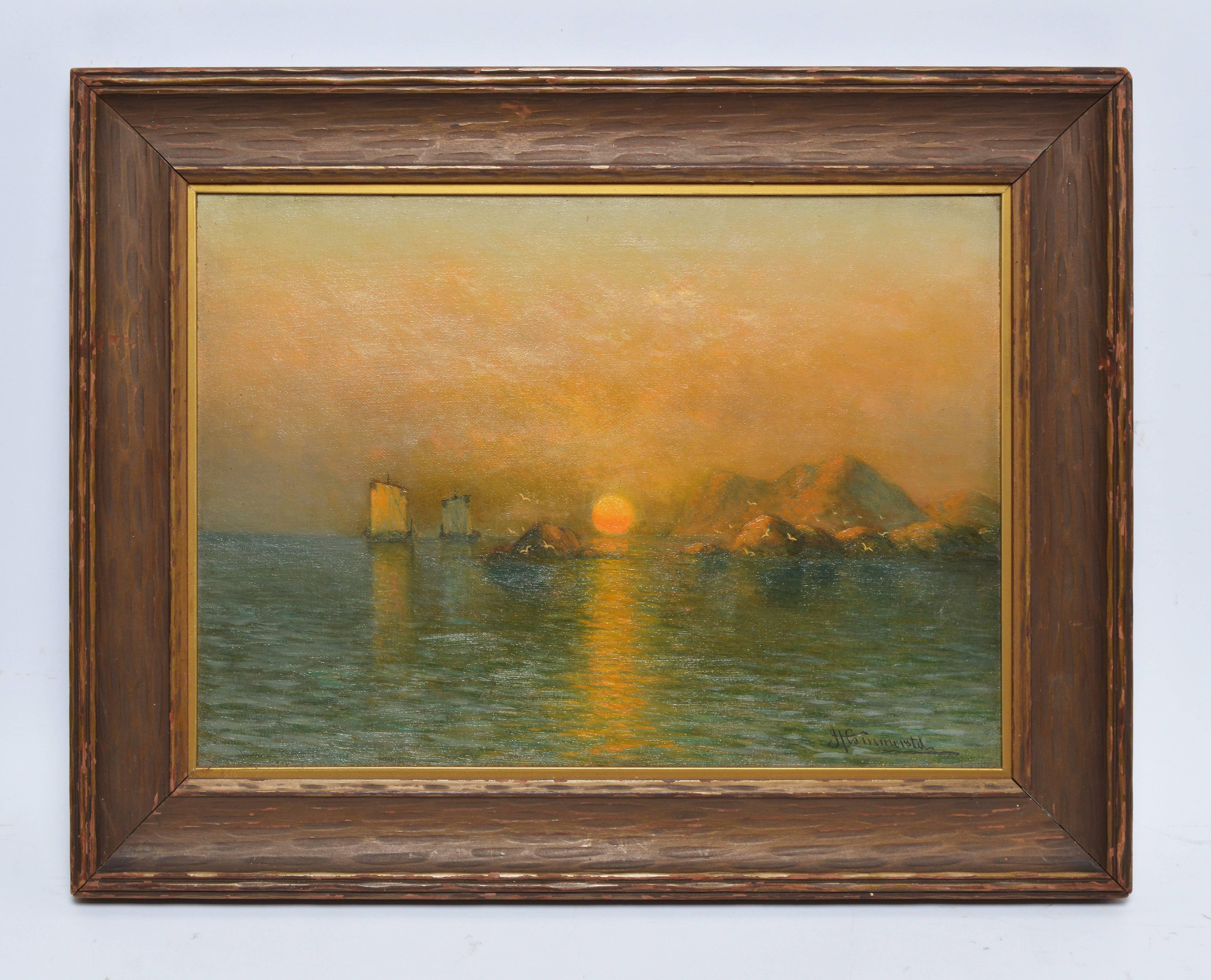 Sunset Sail by John Hammerstad 1