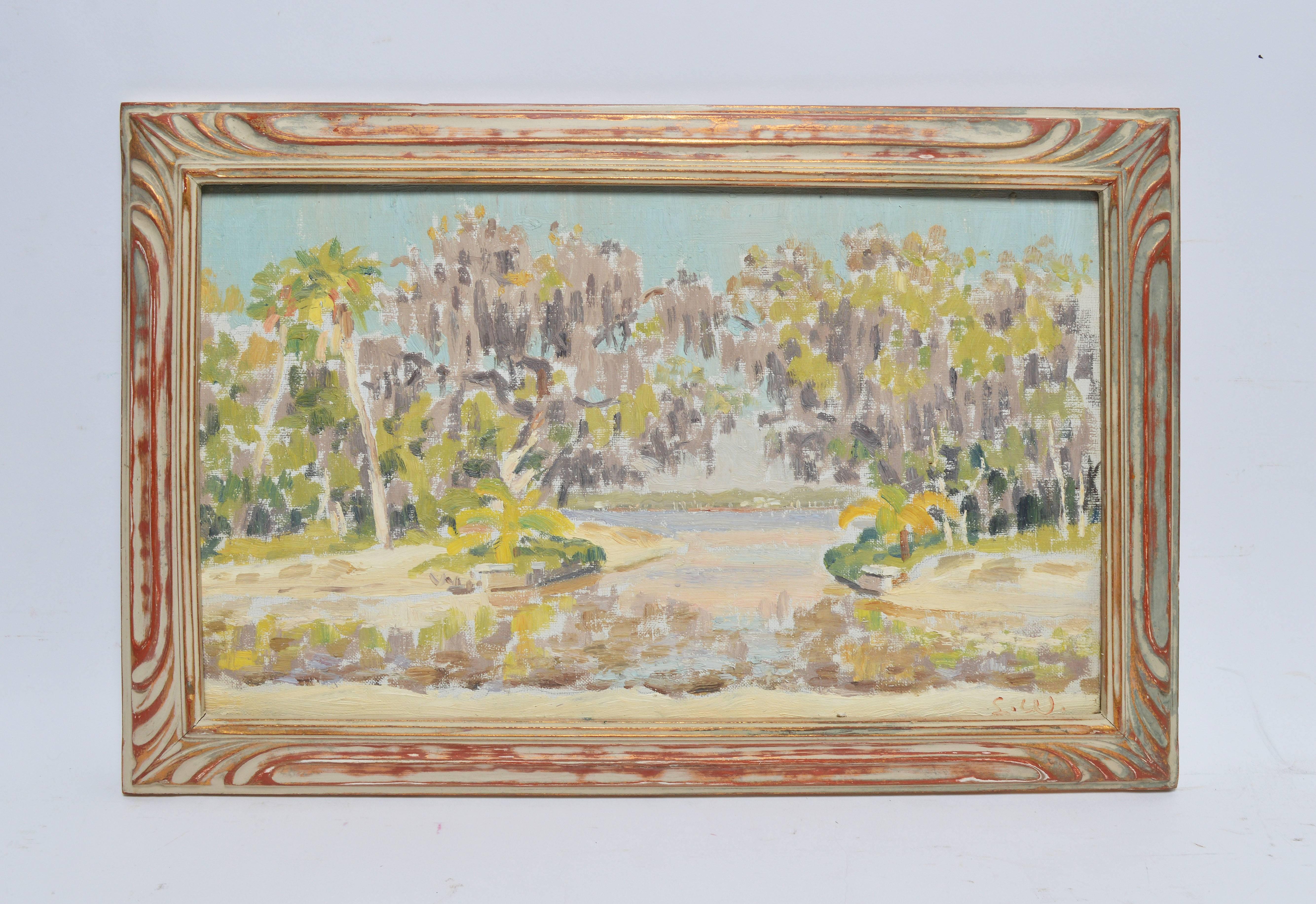 View of a Swamp by Ellsworth Woodward 1