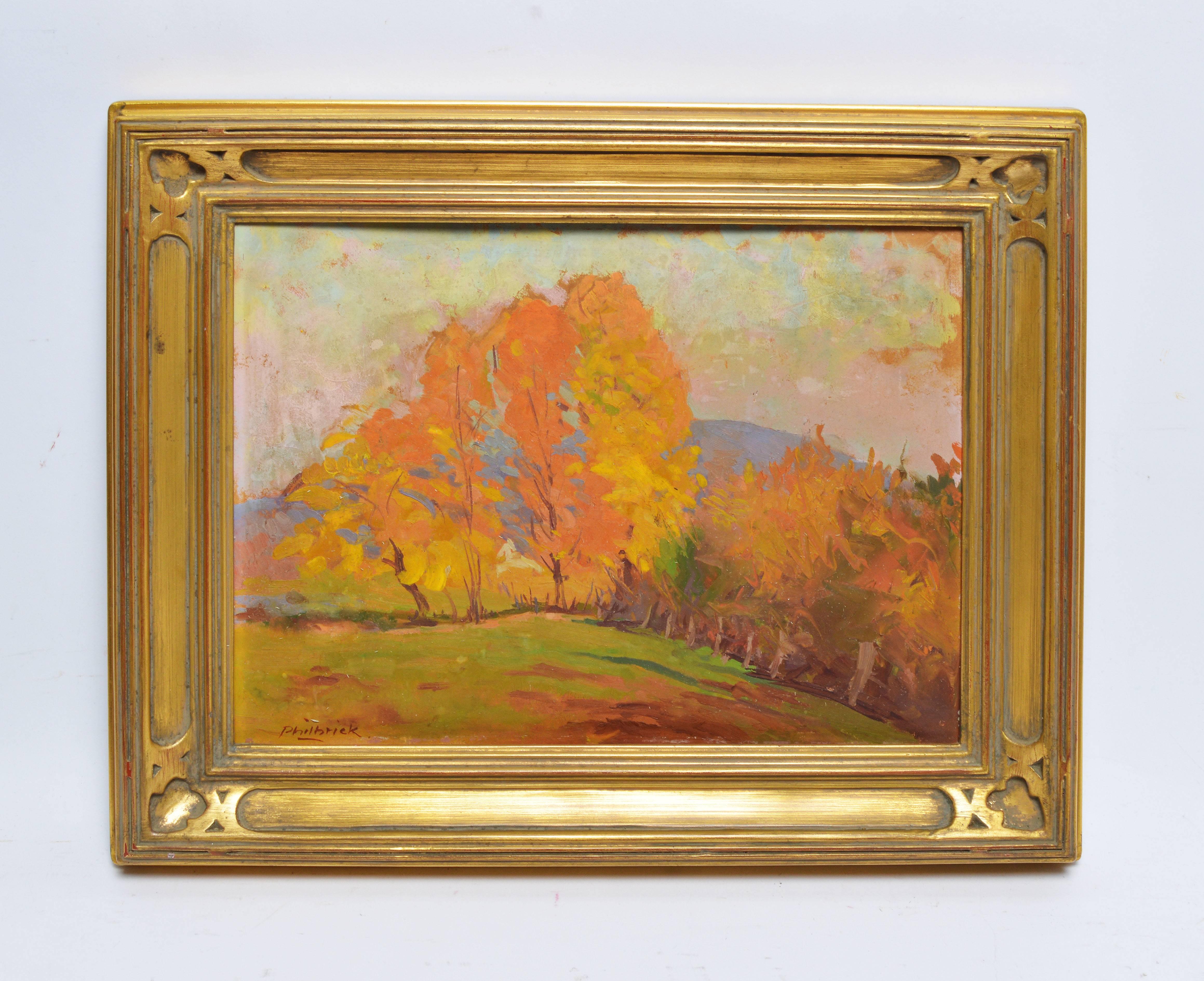 Modernist Fall Landscape in New England by Otis Philbrick 1