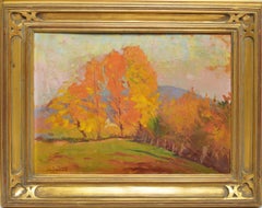 Modernist Fall Landscape in New England by Otis Philbrick