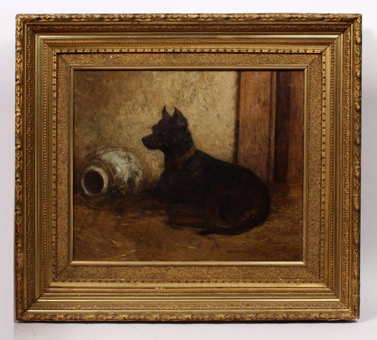 George Bernard Butler, Jr. - Portrait of a Dog and Waterjug at 1stDibs ...
