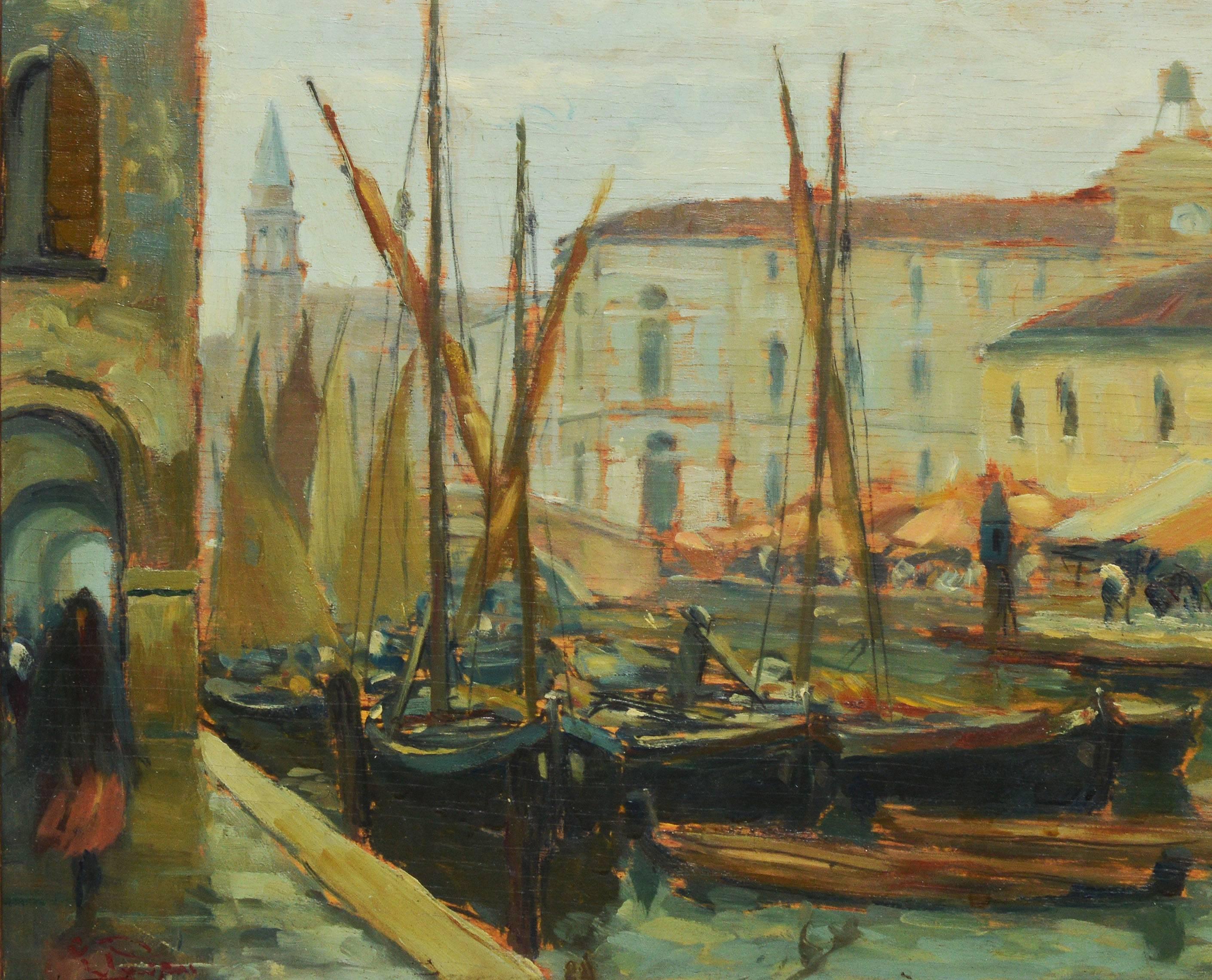 Impressionist View of Venice by Luigi Pagan 1