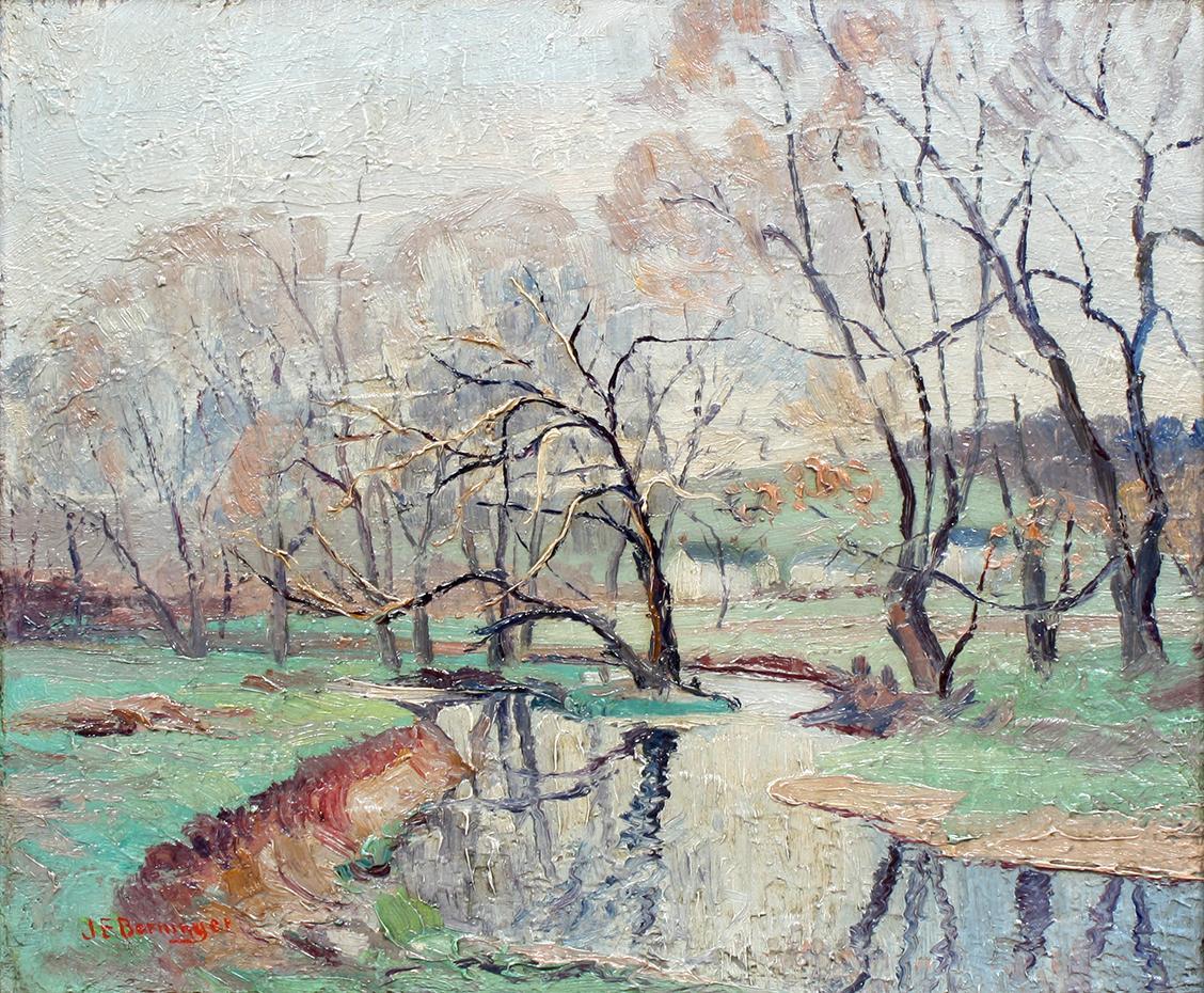 John E. Berninger Landscape Painting - Late Fall Landscape