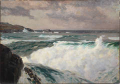 Antique Crashing Surf