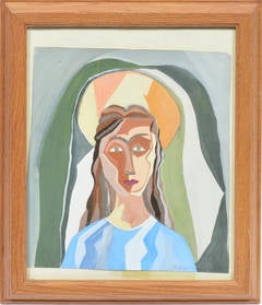 Extremely Rare 1960
s Watercolor with Provenance