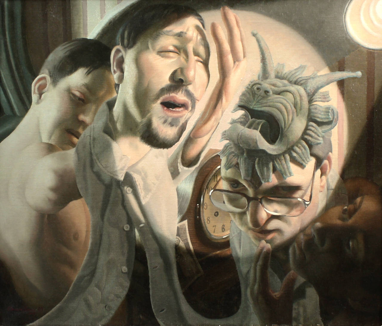 Edward Povey Nude Painting – Bühnenbild und Bühnenbild
