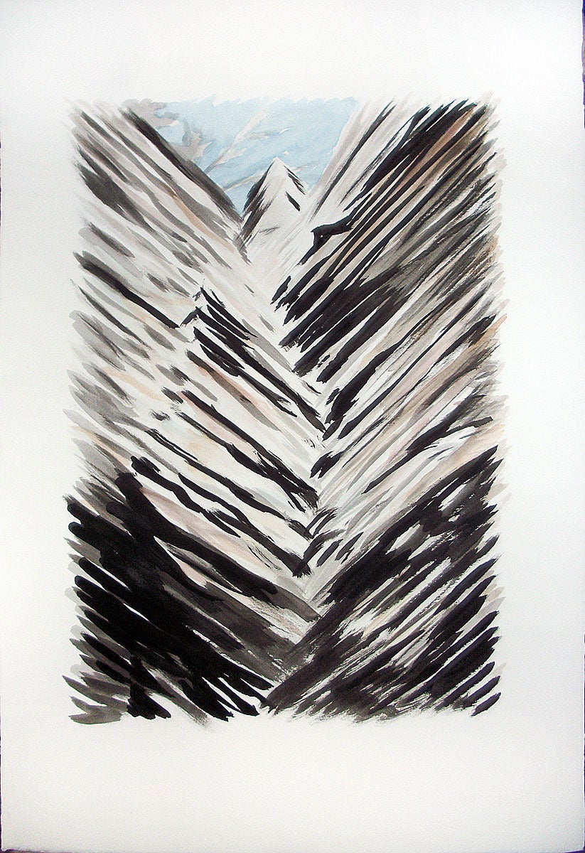 Patrick Willett Abstract Drawing - Gorge Wall