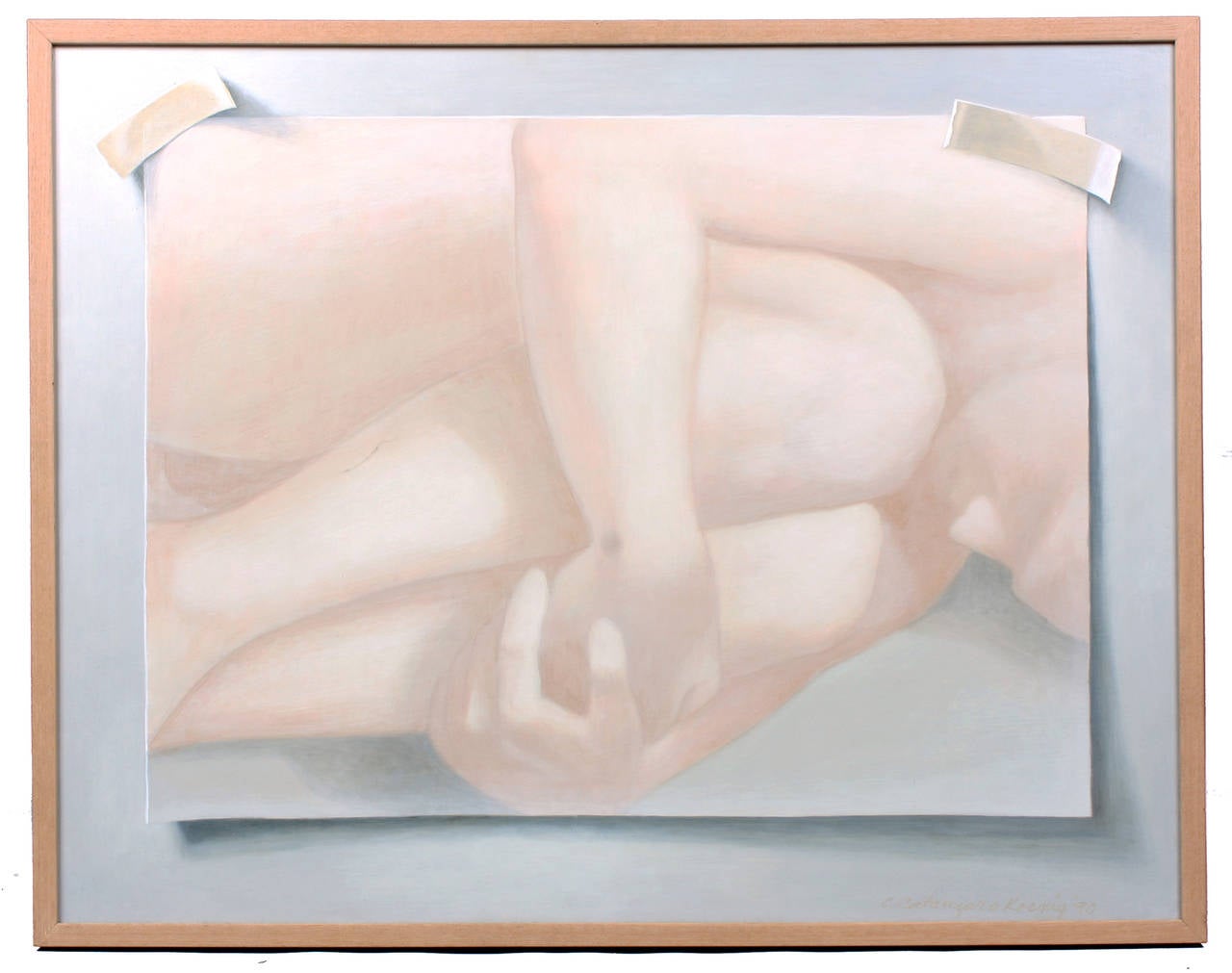 Catherine Koenig Nude Painting - Prayer Rug 2