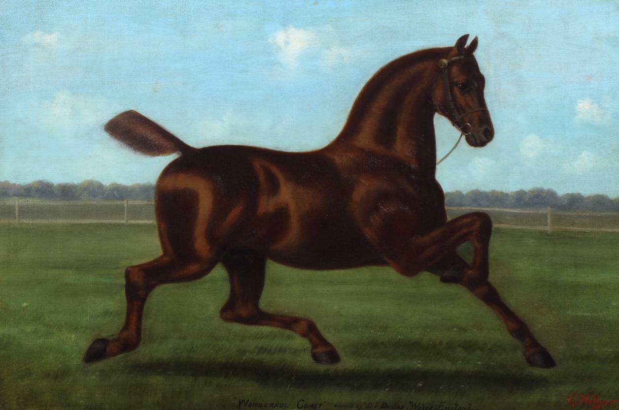 Gregory Hollyer Landscape Painting - The Thoroughbred