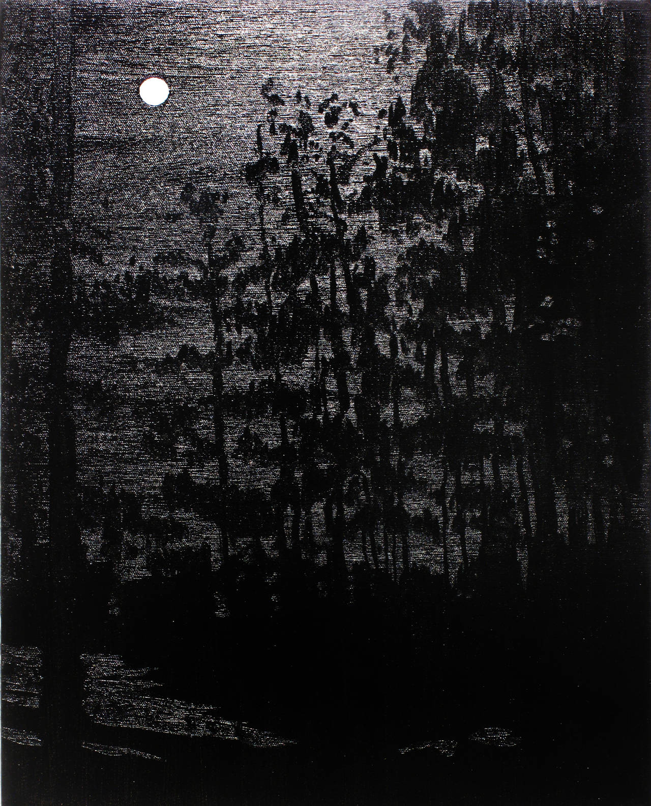 Bruce Adams Landscape Painting - Black 003
