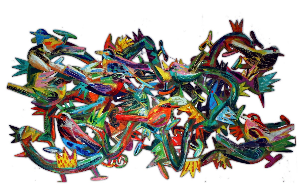 David Gerstein Animal Painting – Vögel