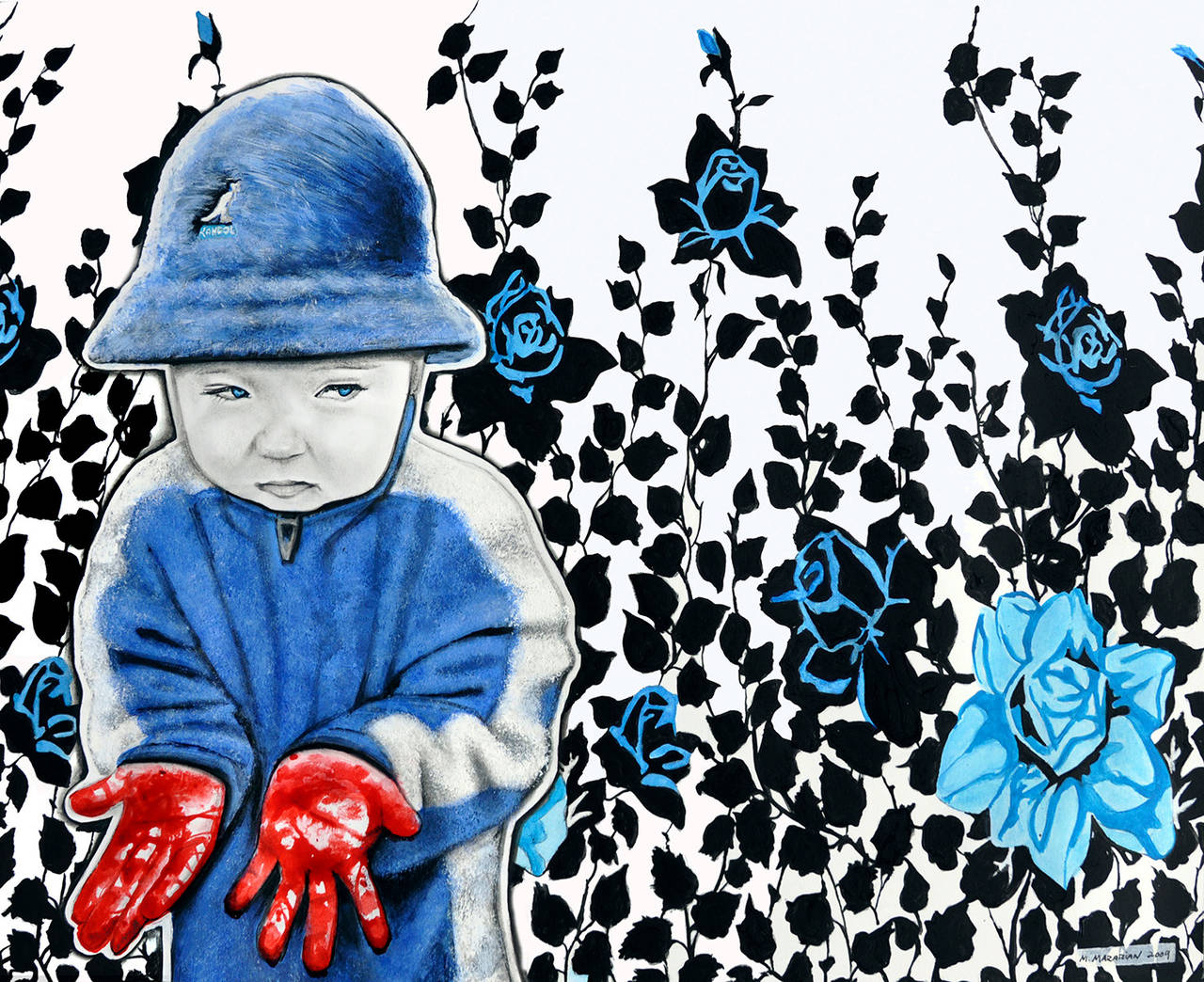 Michael Mararian Figurative Painting - Bad Rue