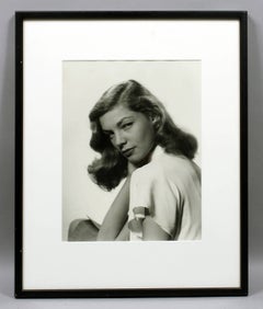 Phillipe Halsman Portrait Photography Lauren Bacall Black and White Framed 1944