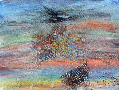 Robert Noel Blair - Lake Erie Watercolor on paper 1940's American ...