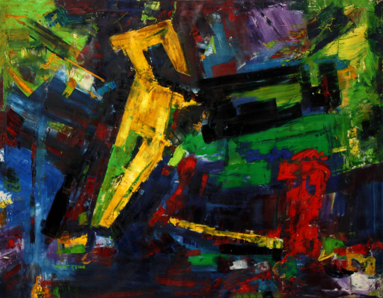 Robert Noel Blair Abstract Painting - Abstraction