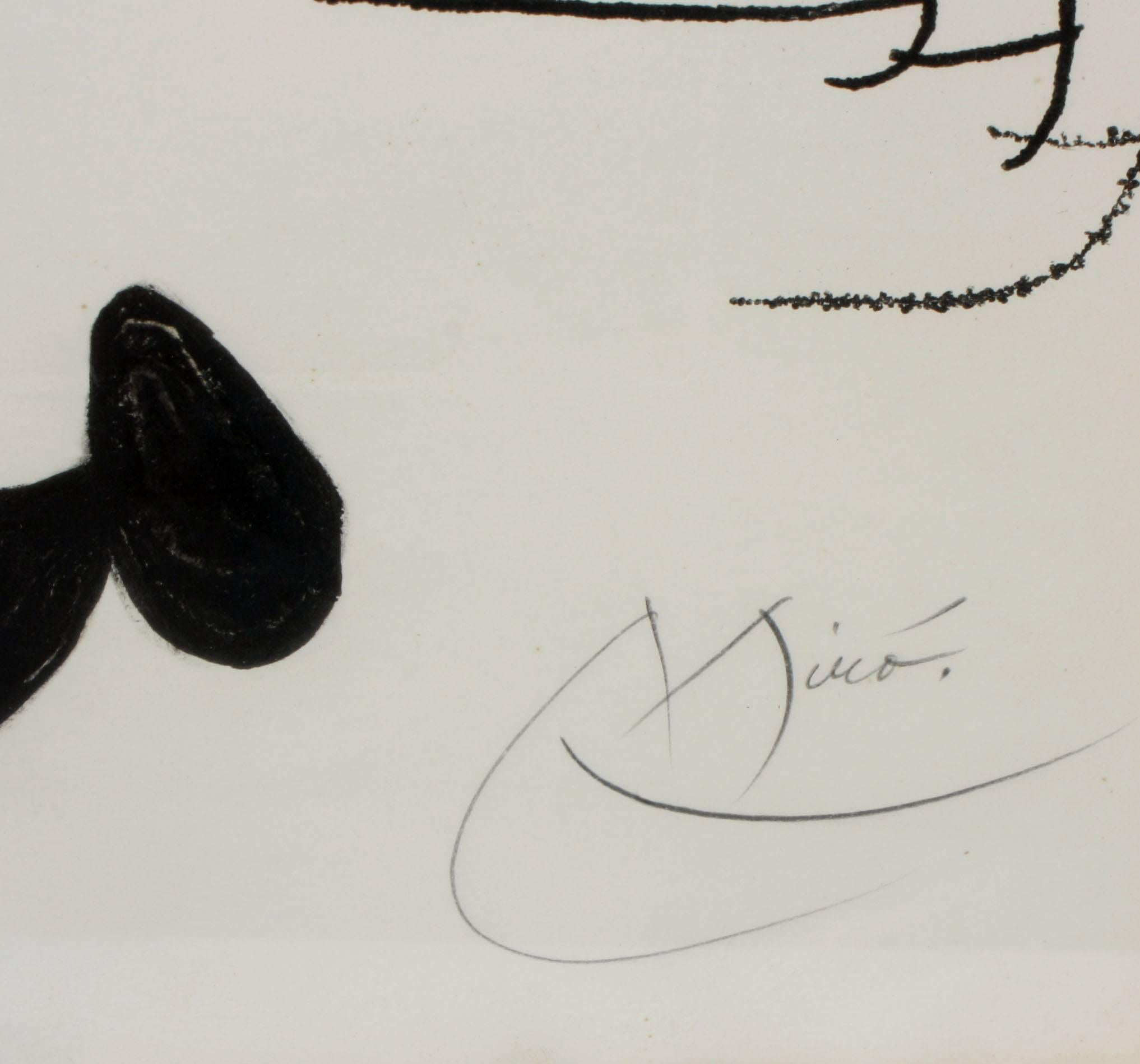 Le Cosmonaute - Abstract Print by Joan Miró