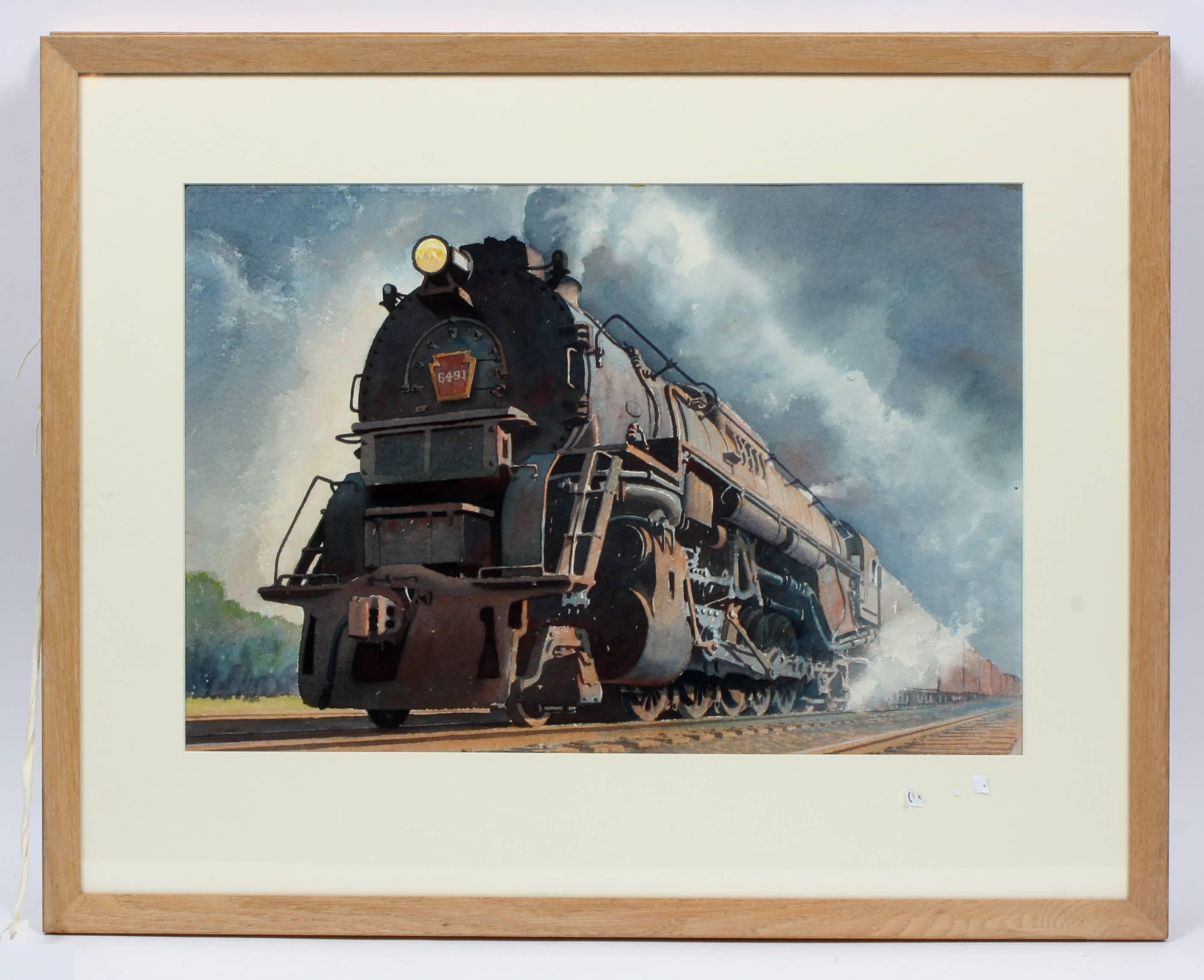 Full Speed Ahead - Painting by John Wenrich