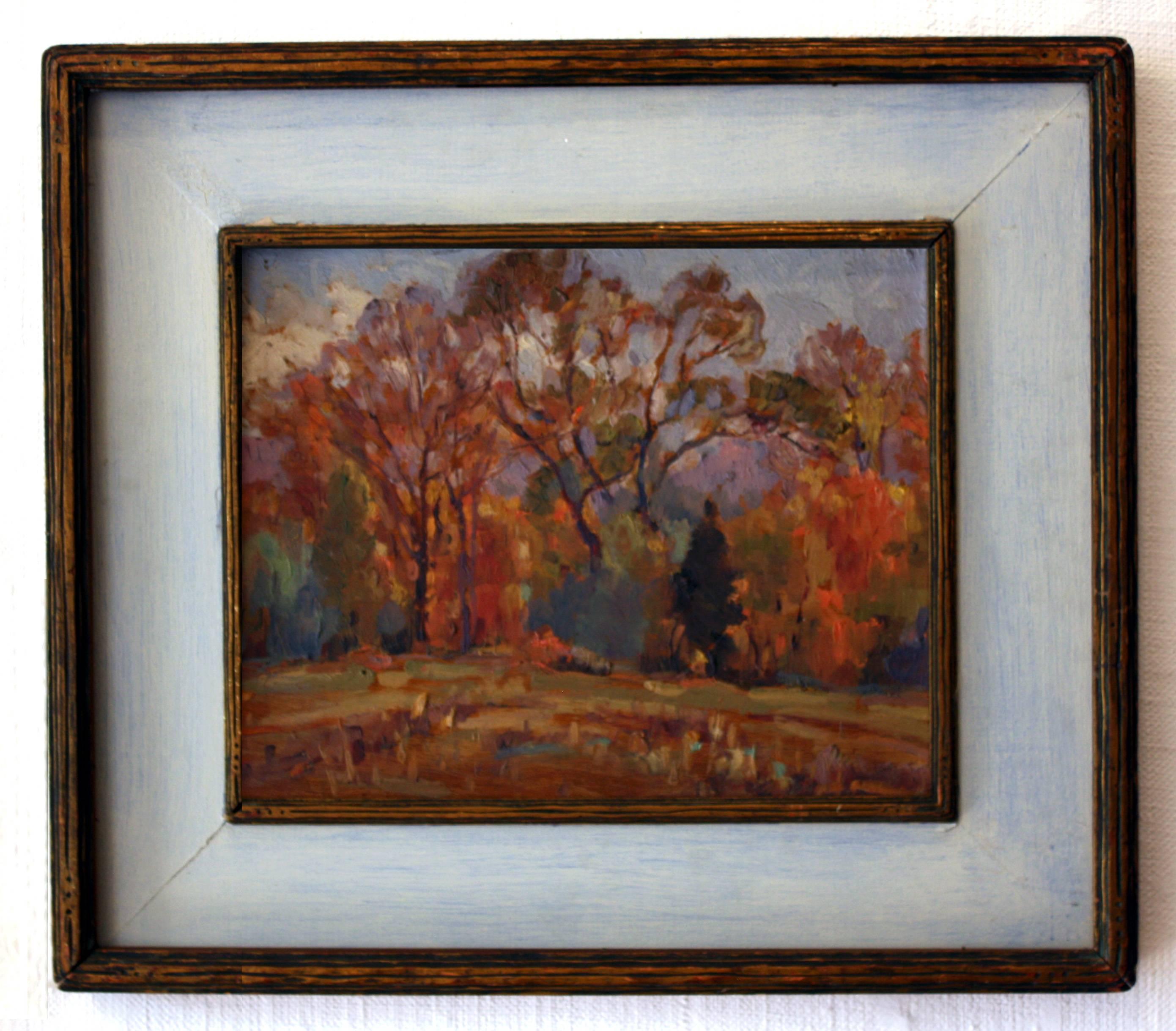 Campagne de Florence - Painting de Arthur Kowalski
