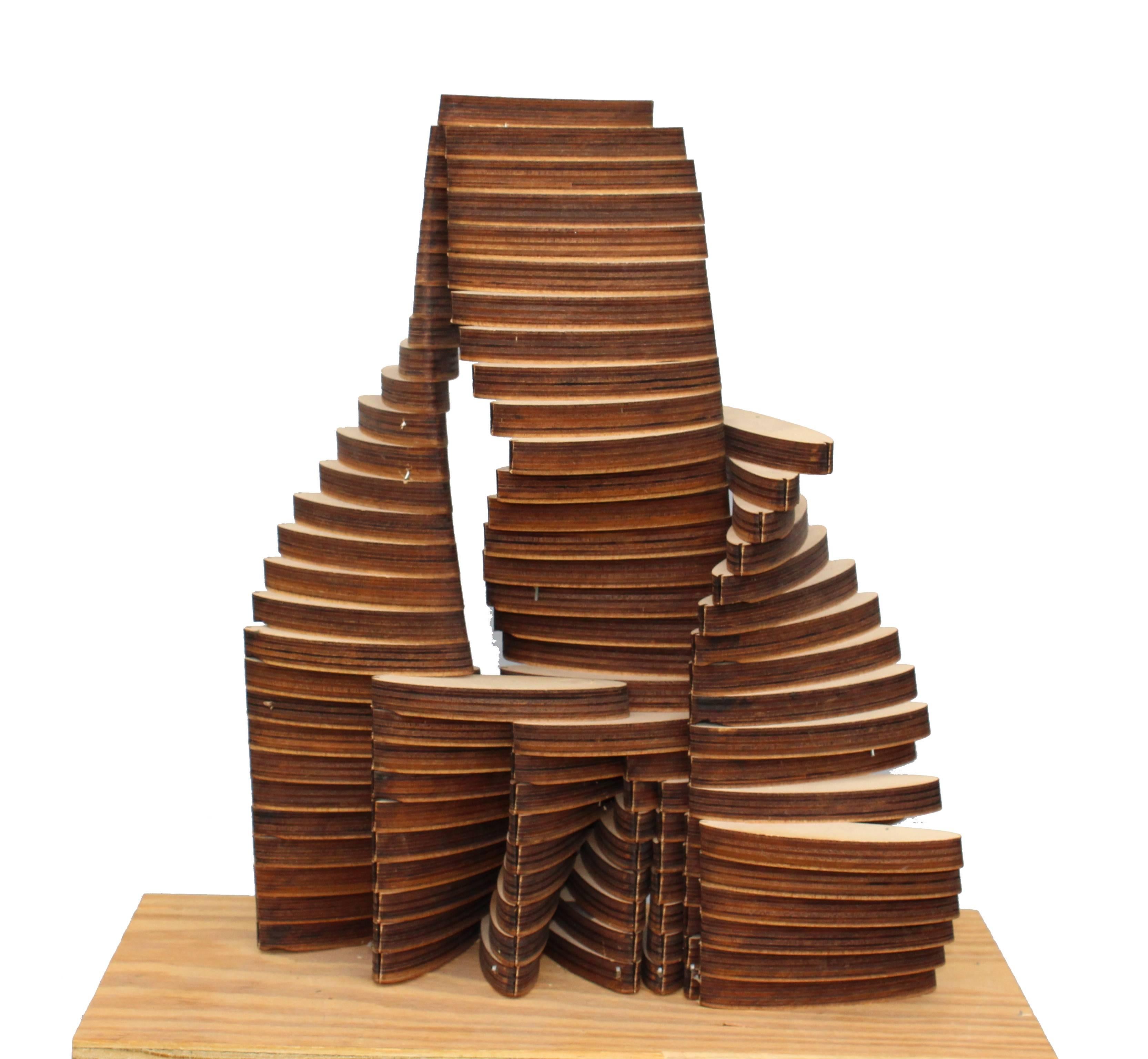 Stacked 1 - Sculpture by Scott Bye