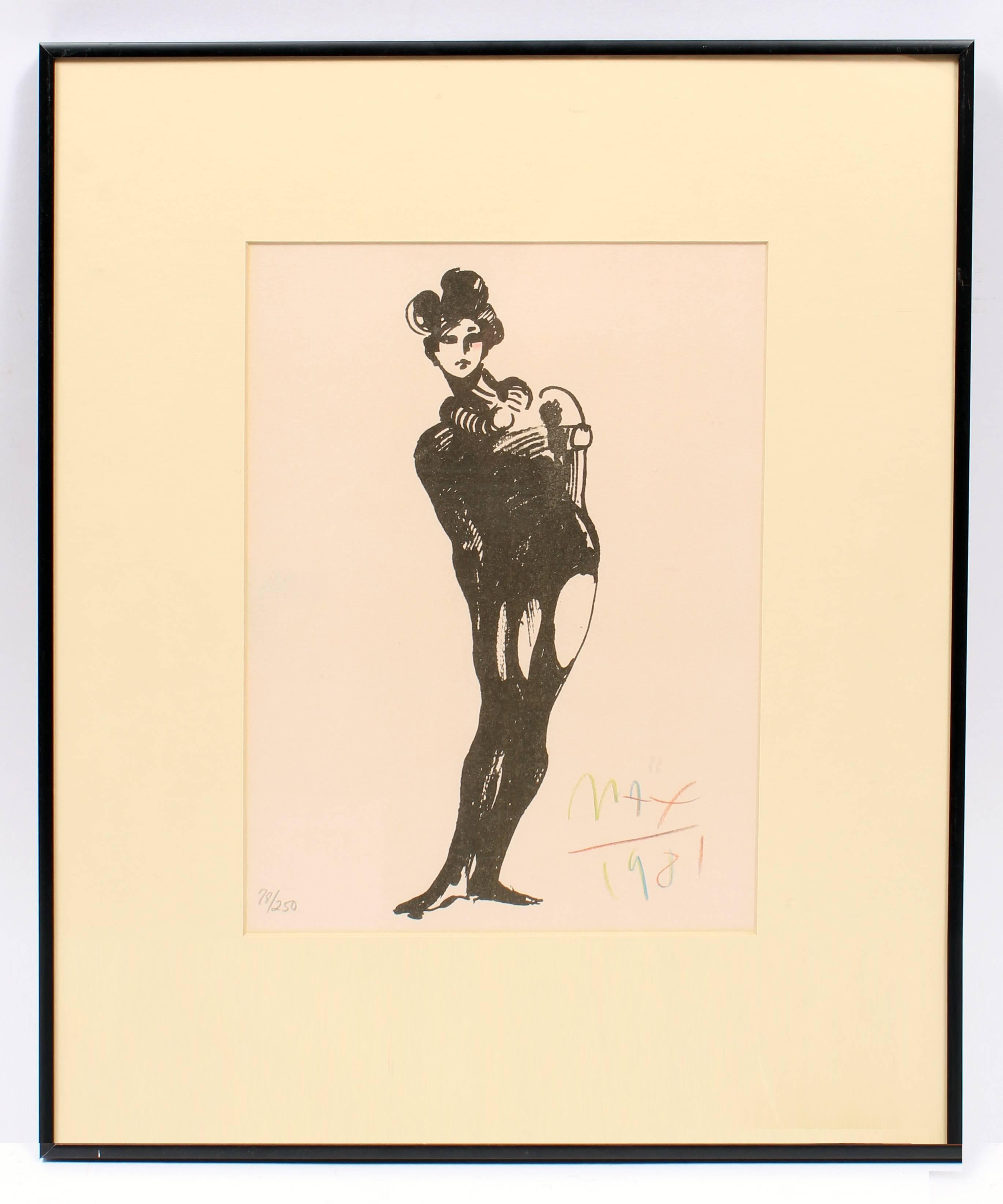 The Mime - Print by Peter Max