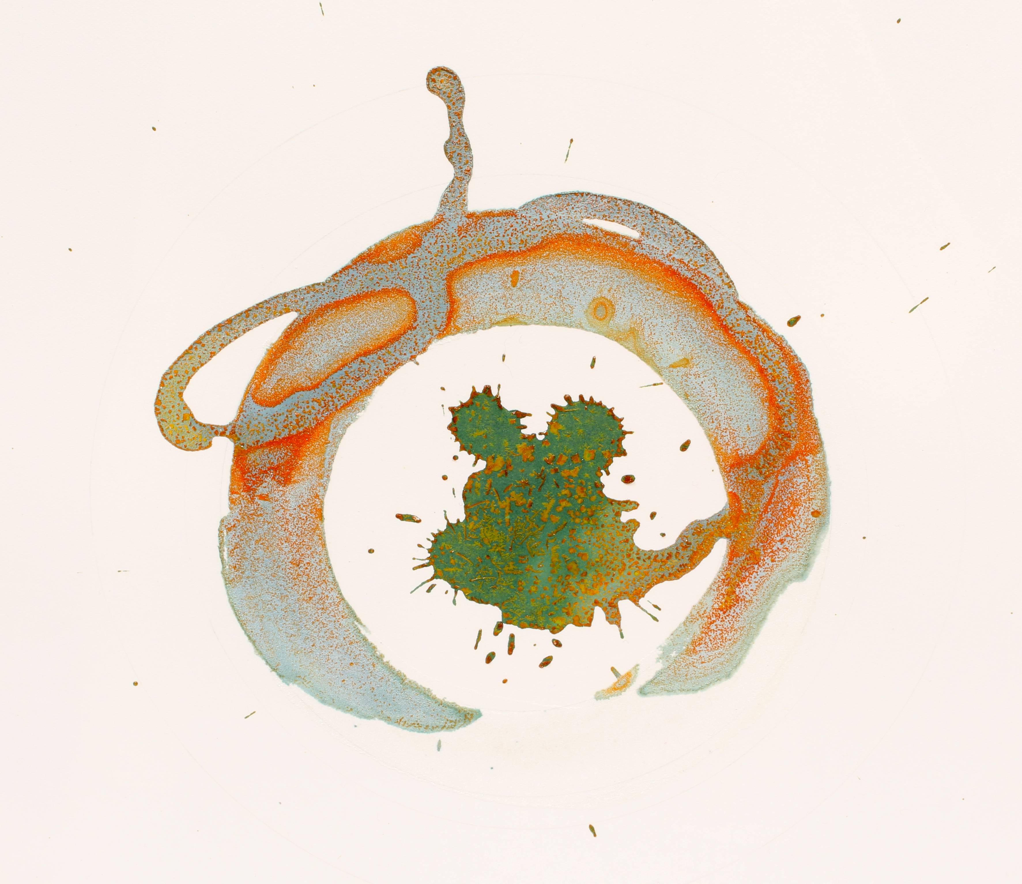 Une œuvre originale contemporaine en techniques mixtes de l'artiste conceptuel Jody Hanson.

Botanique, 2013, Ferricyanure de potassium et sel sur papier. Taille de l'œuvre : 16