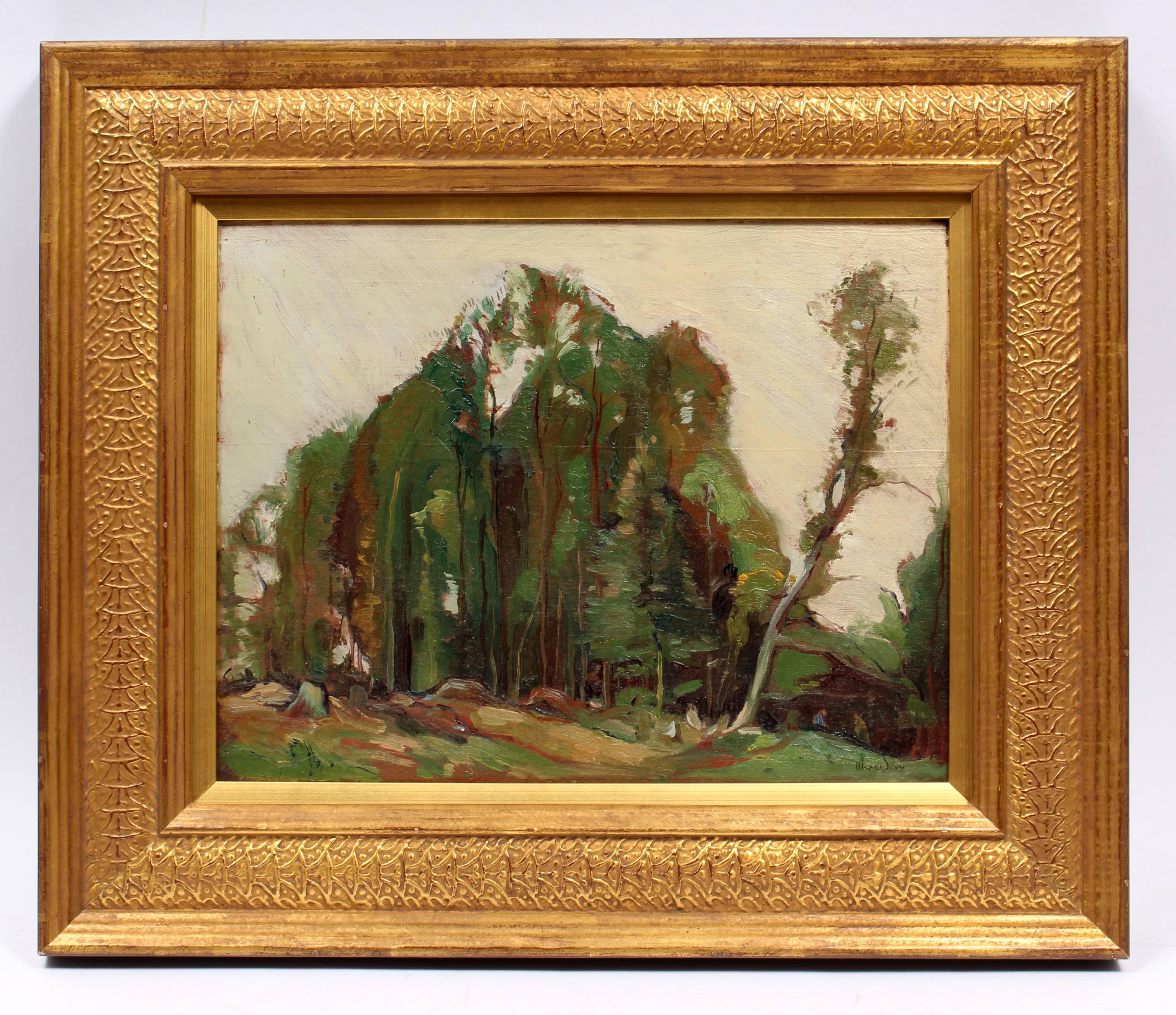 After the Rain - Painting by Alexander Oscar Levy