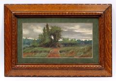 Sturm Himmel über der Farm