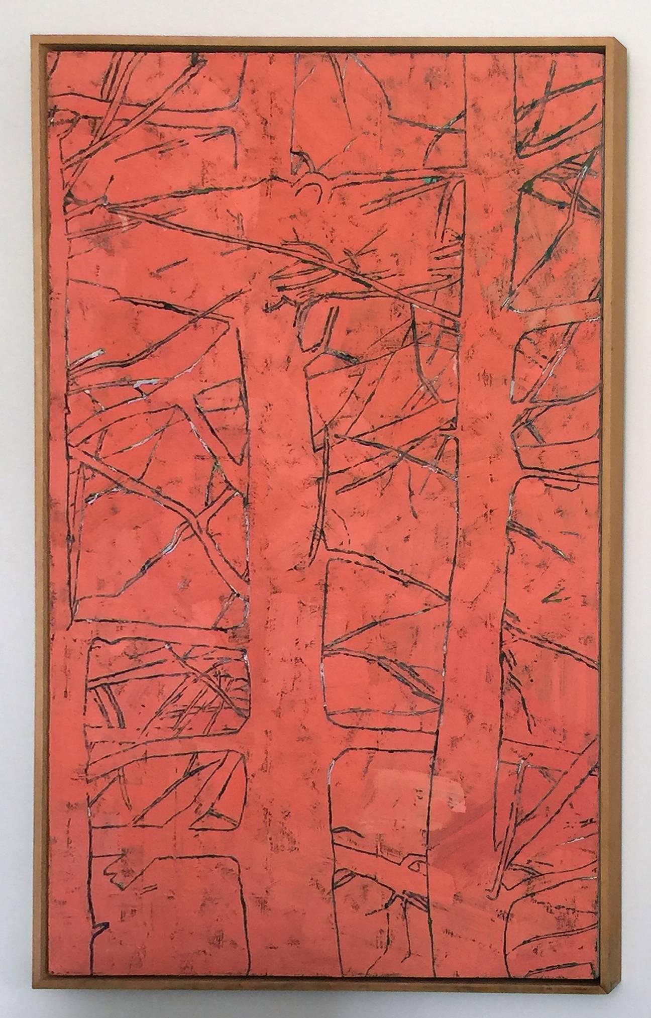 Glifo dell'albero #14 - Painting di Mark Lavatelli